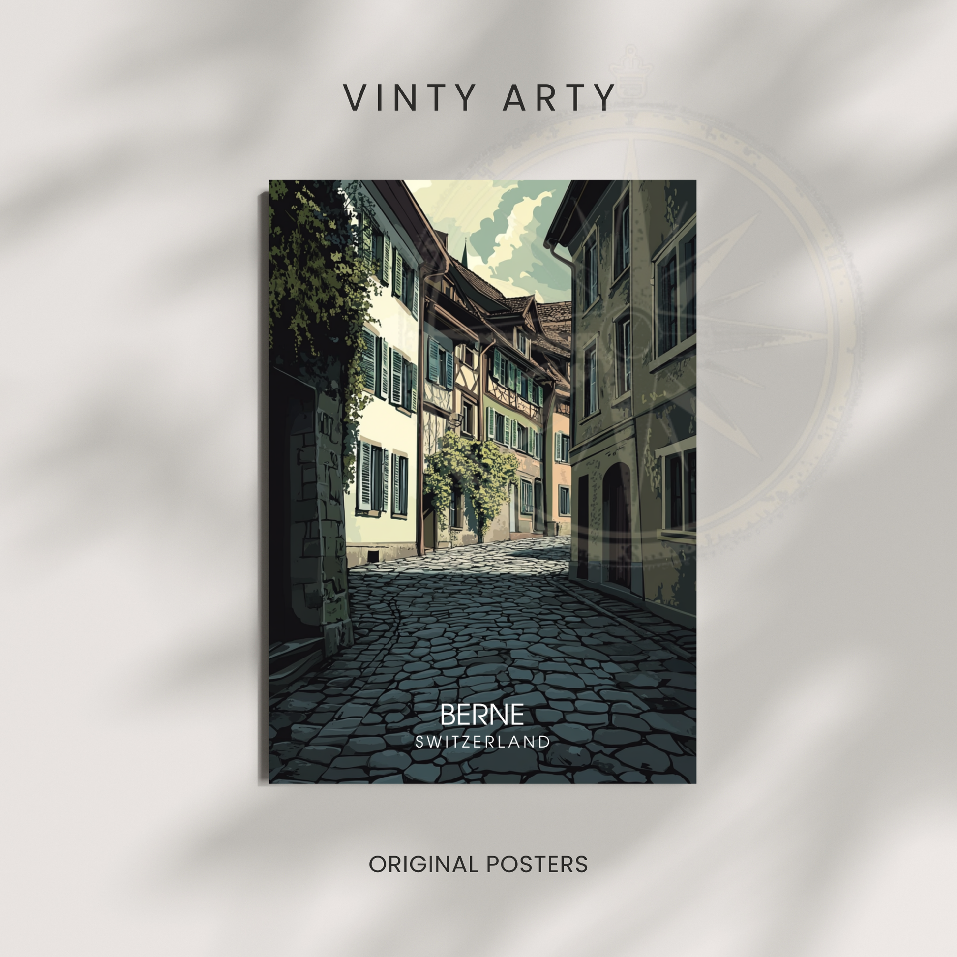 Affiche Berne | Poster de voyage Suisse | Affiche Suisse