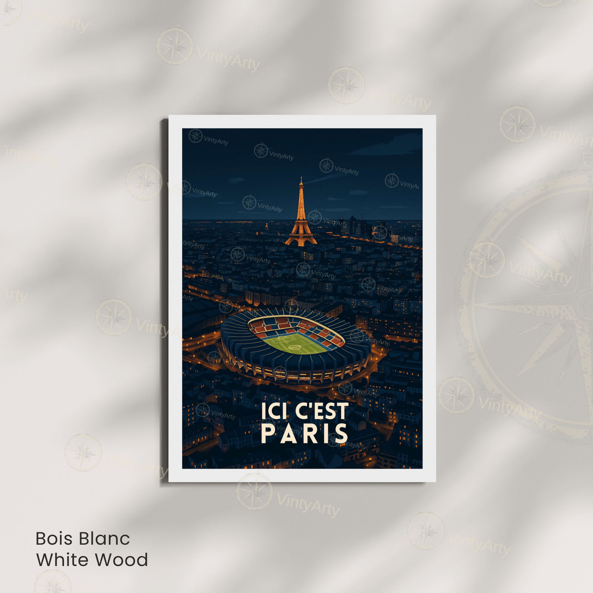 Affiche Paris | Poster de voyage Tour Eiffel | Affiche France