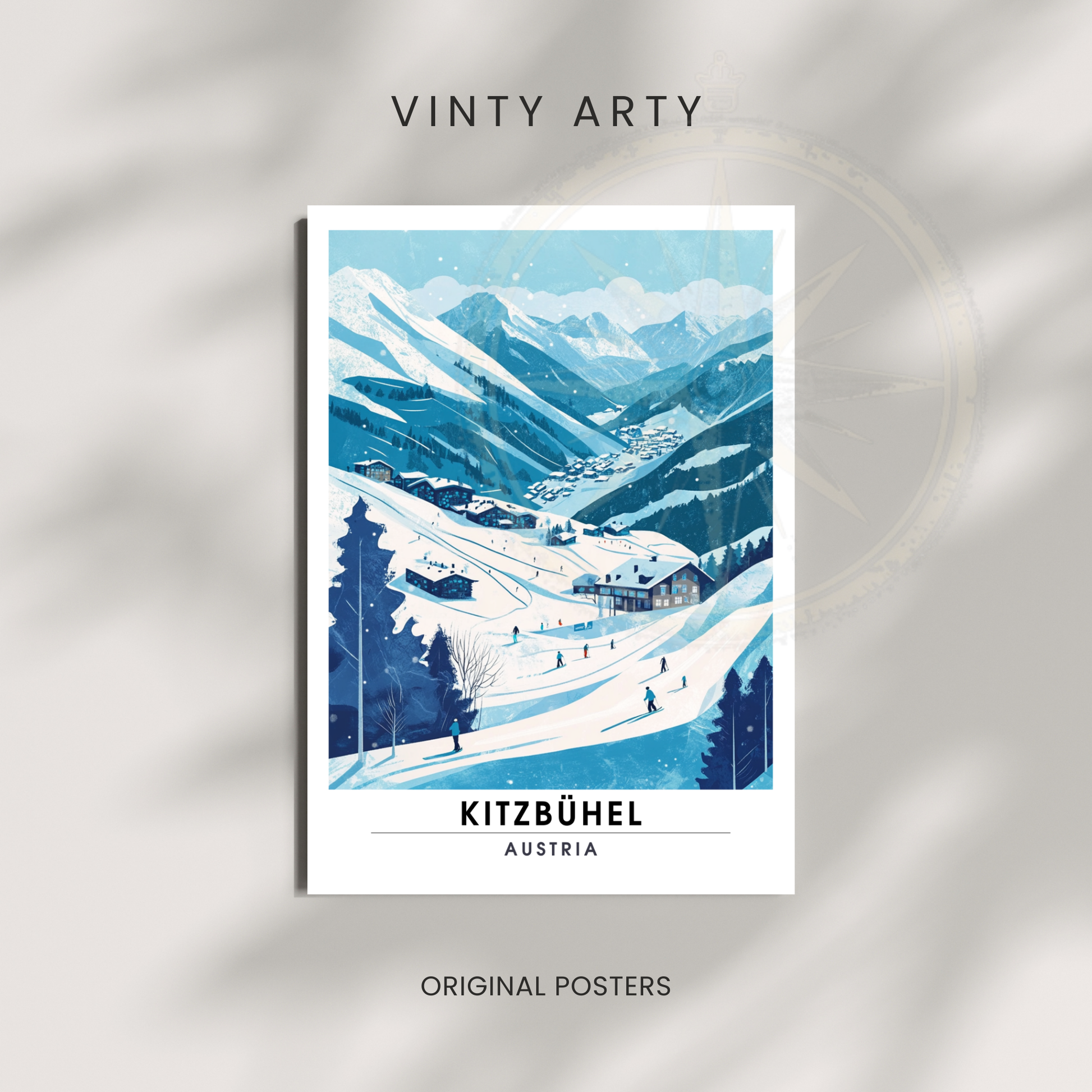 Affiche Kitzbühel | Poster Autriche | Affiche Autriche