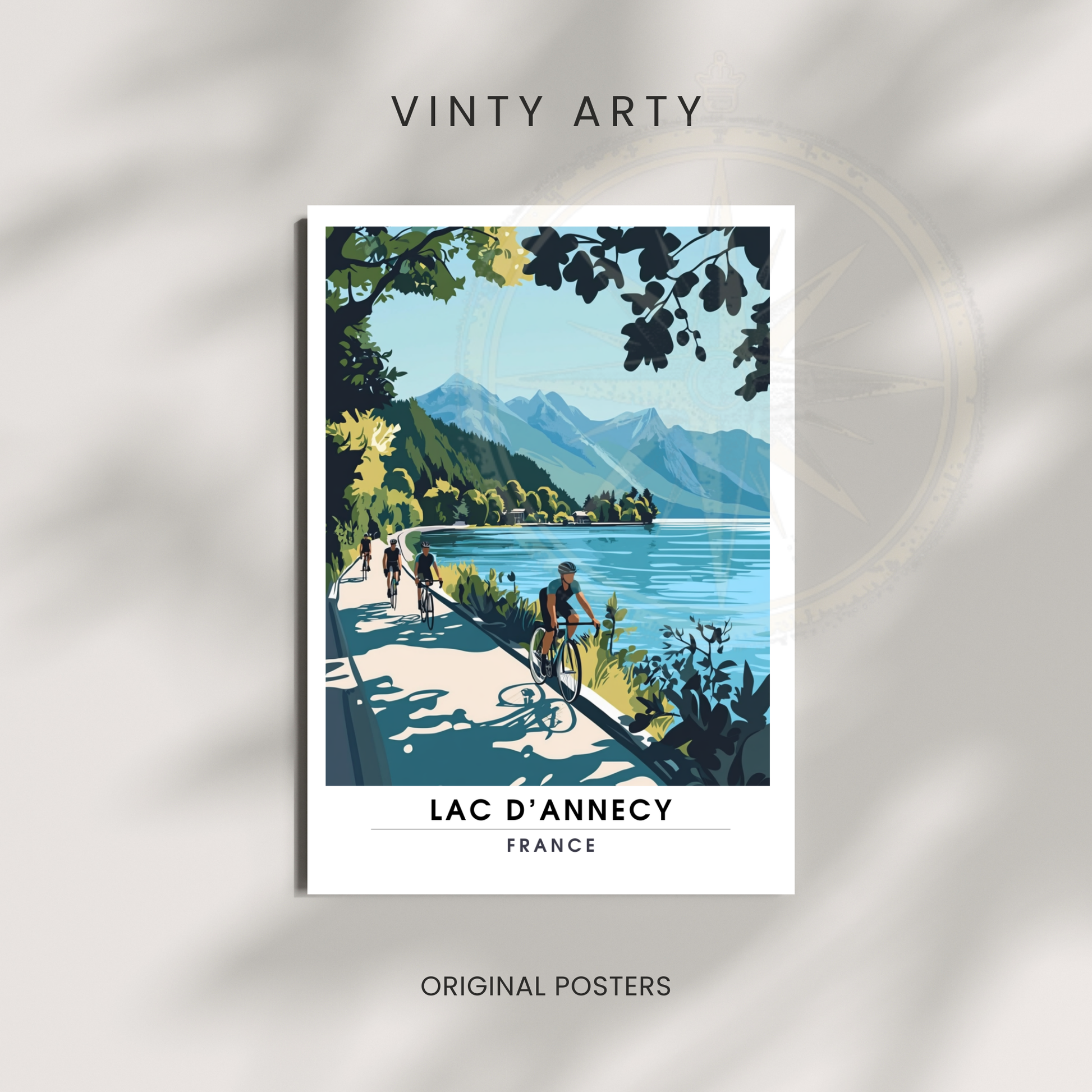 Affiche Lac d’Annecy | Impression France  |  Affiche France