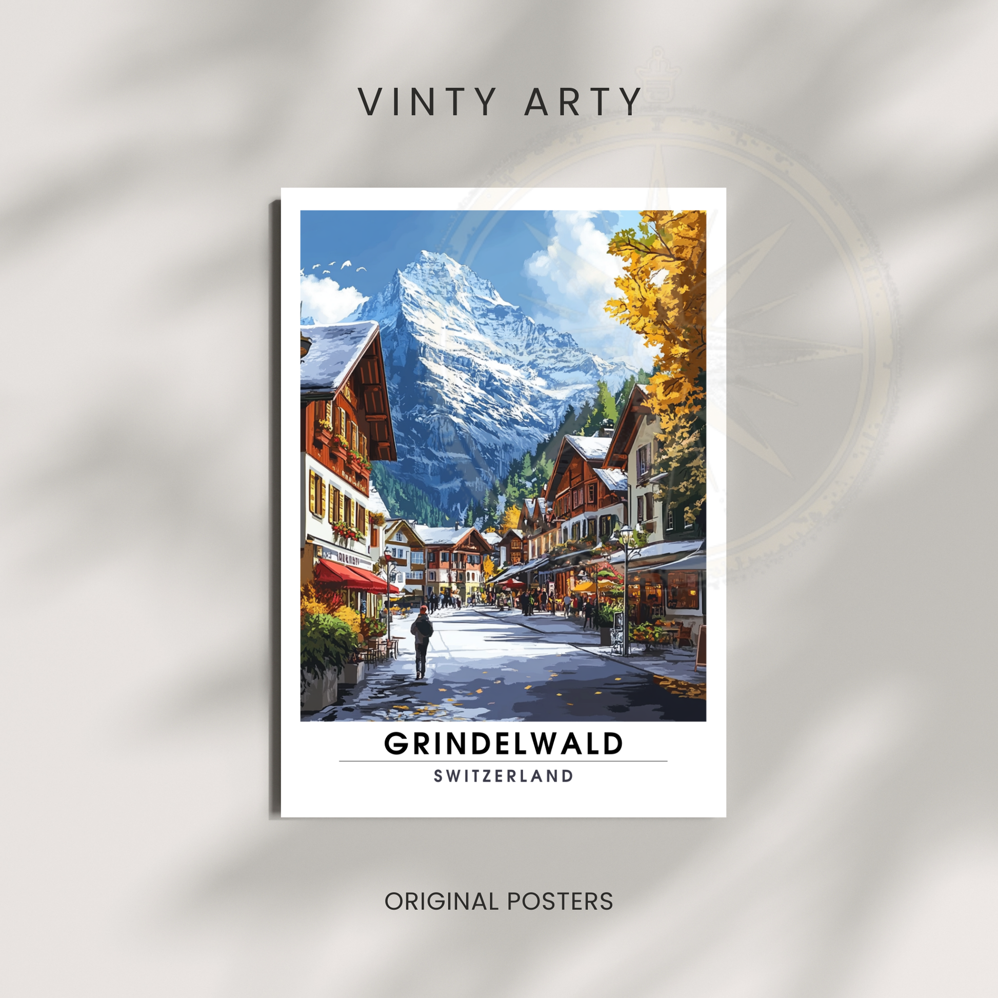 Affiche Grindelwald | Poster Suisse | Affiche Suisse