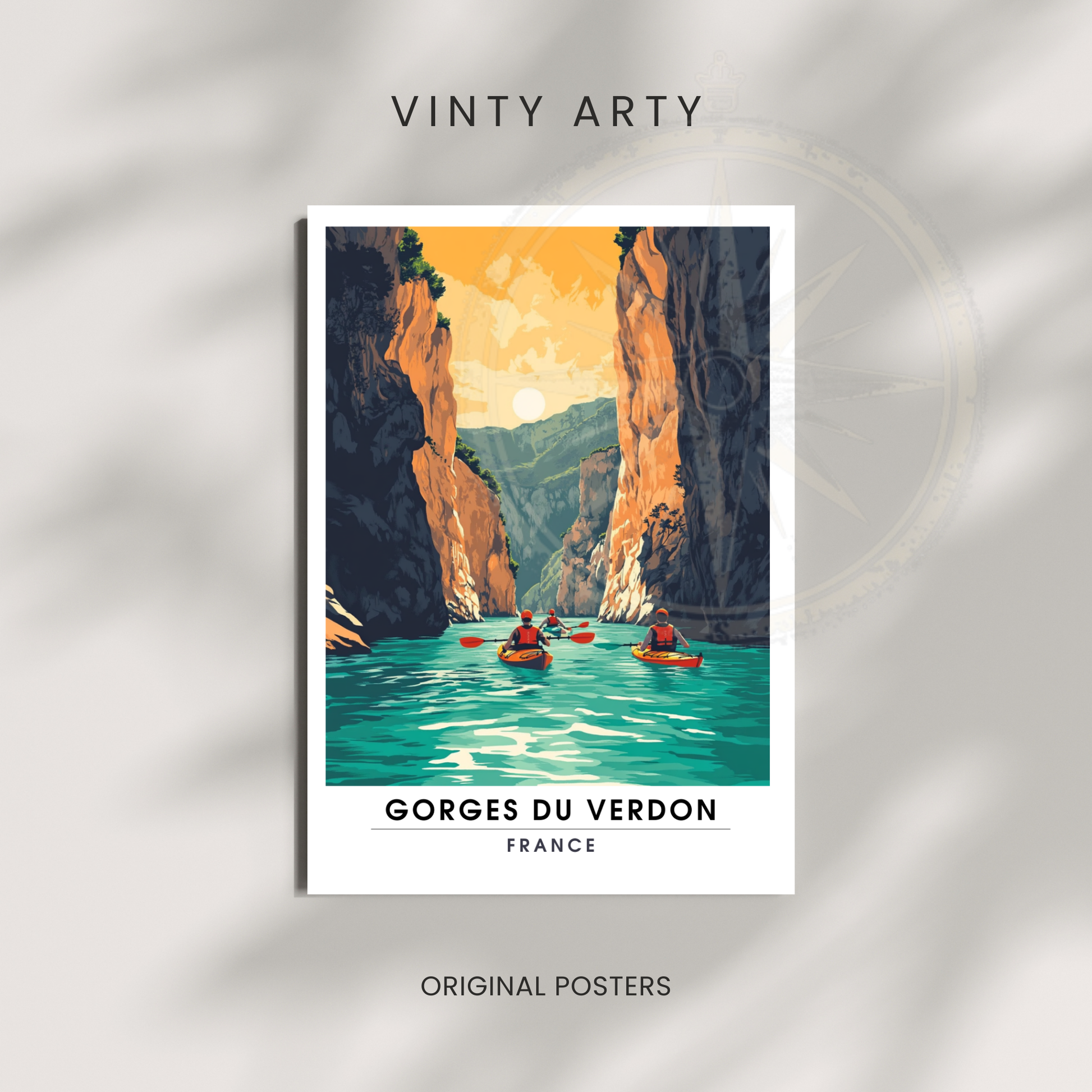 Affiche Gorges du Verdon | Impression France  |  Affiche France