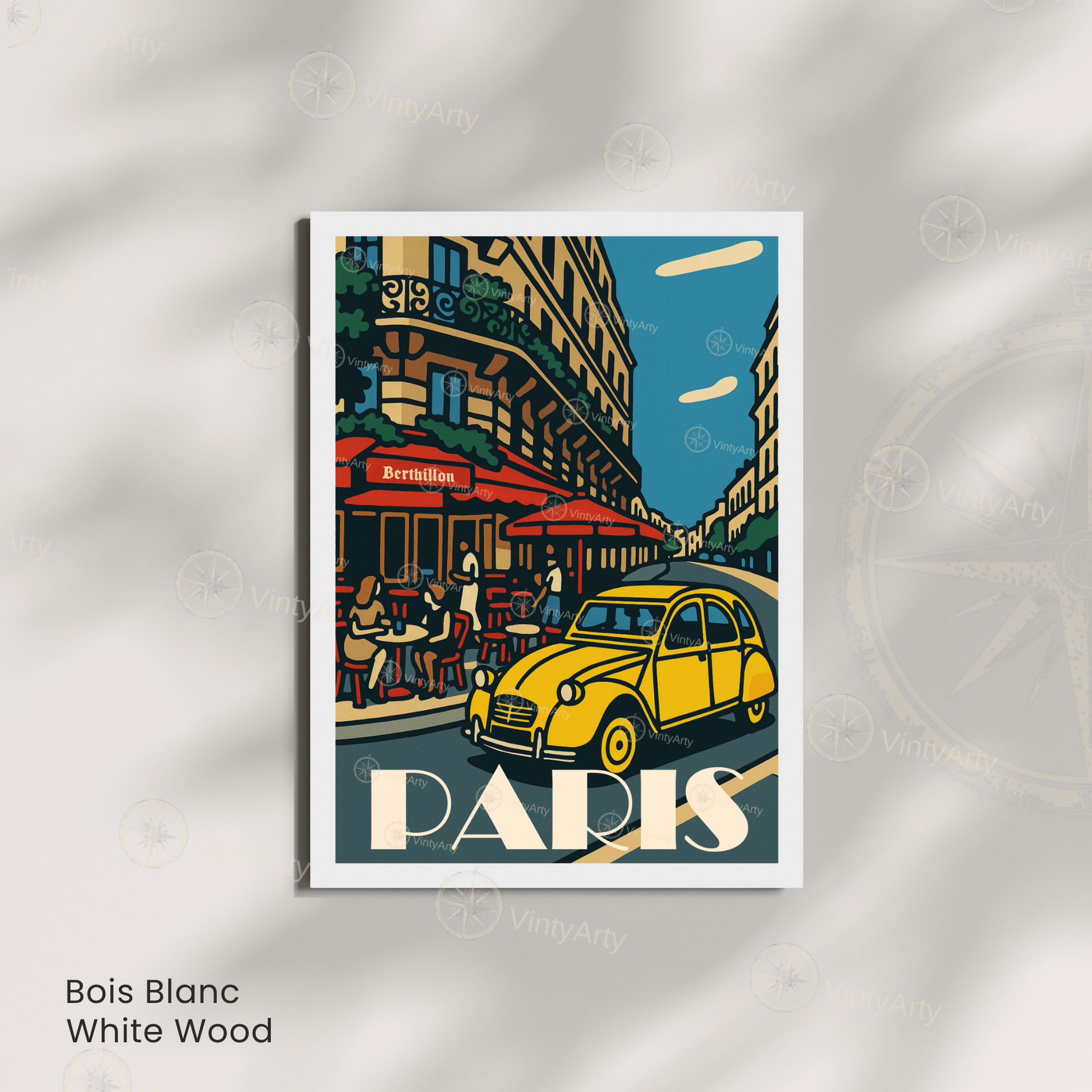 Affiche Paris | Poster Berthillon | Affiche France