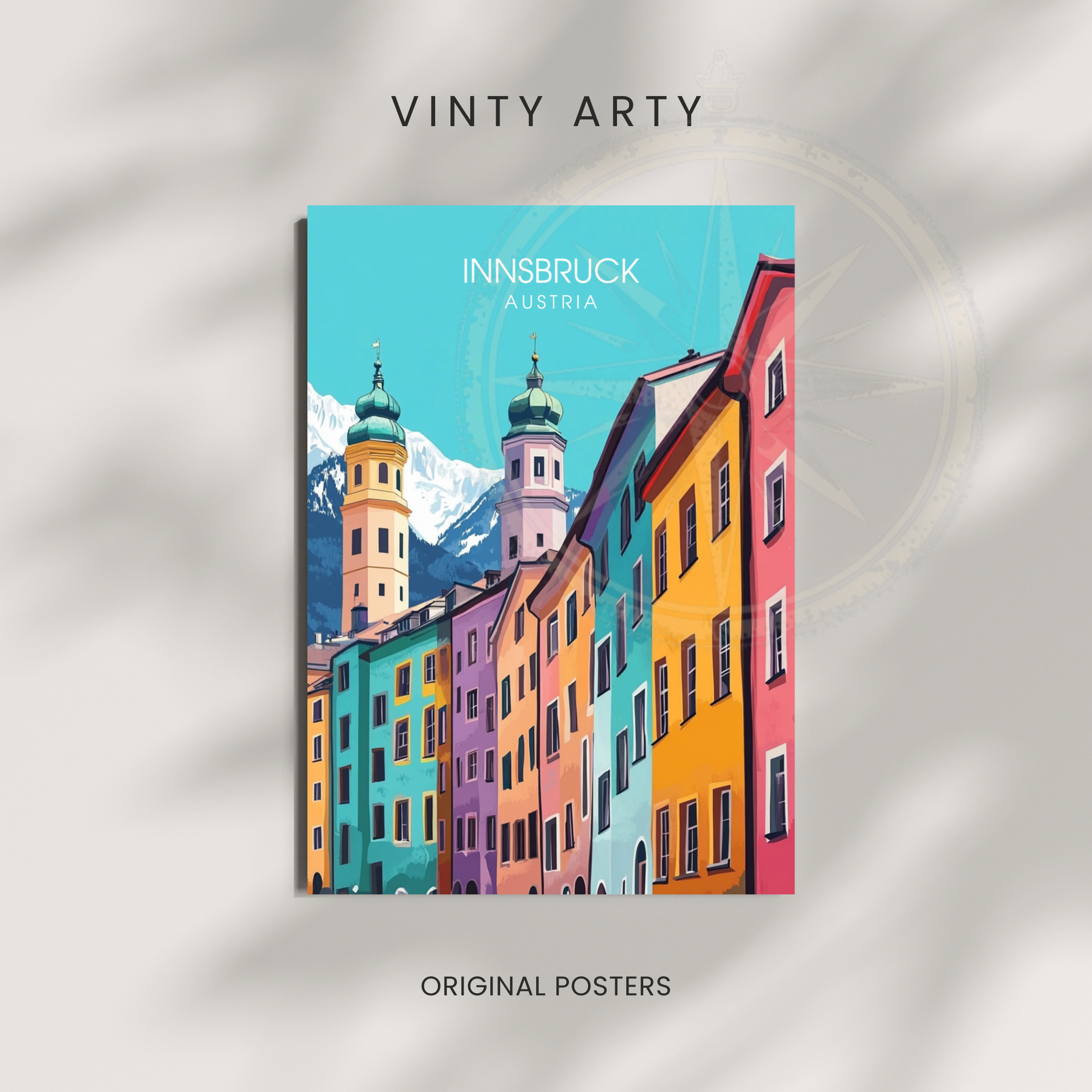 Affiche Innsbruck | Poster Murale Autriche | Affiche Autriche