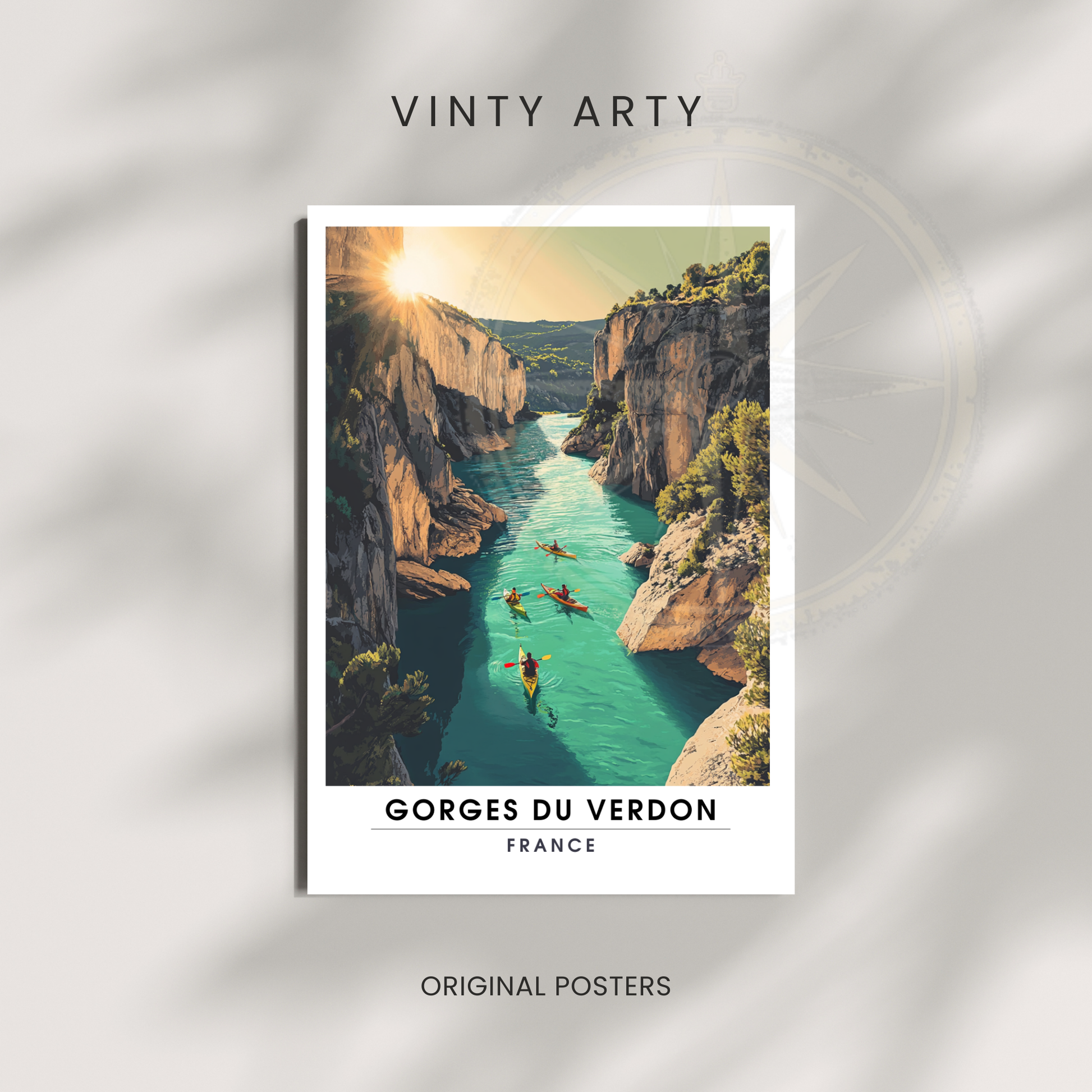 Affiche Gorges du Verdon | Impression France  |  Affiche France