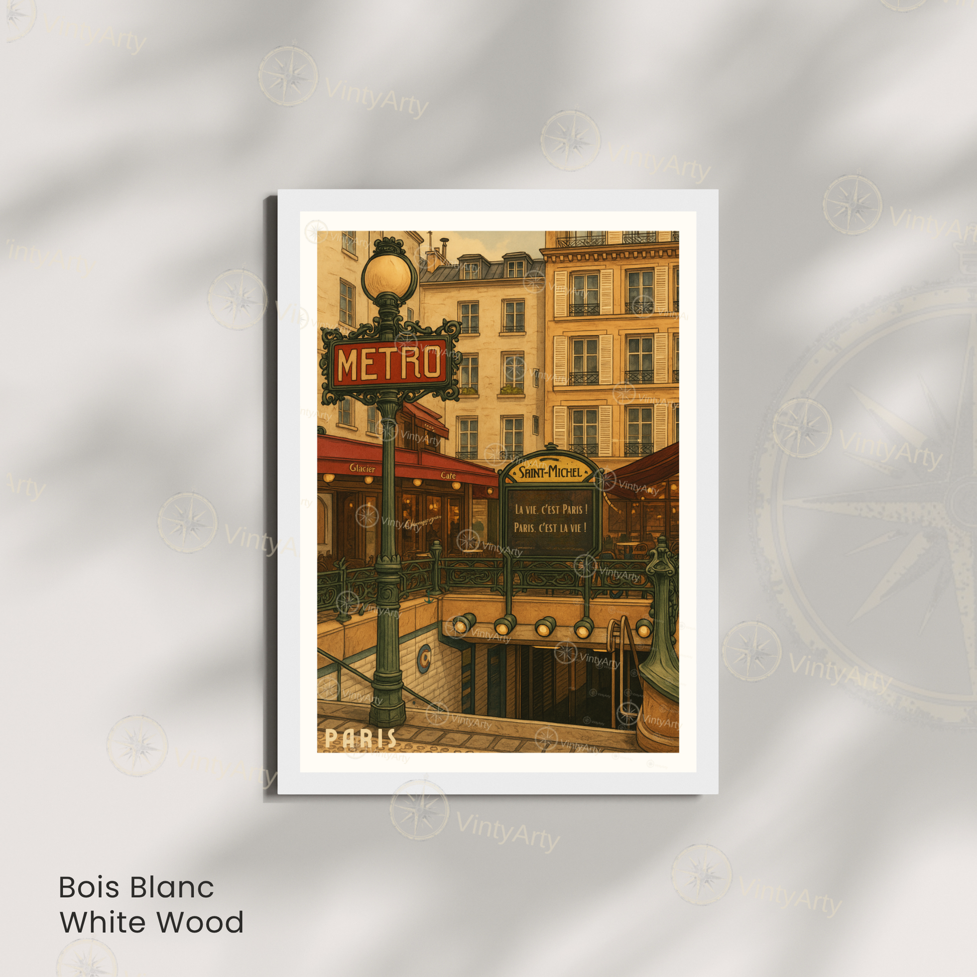 Affiche Paris | Poster Métro | Affiche France