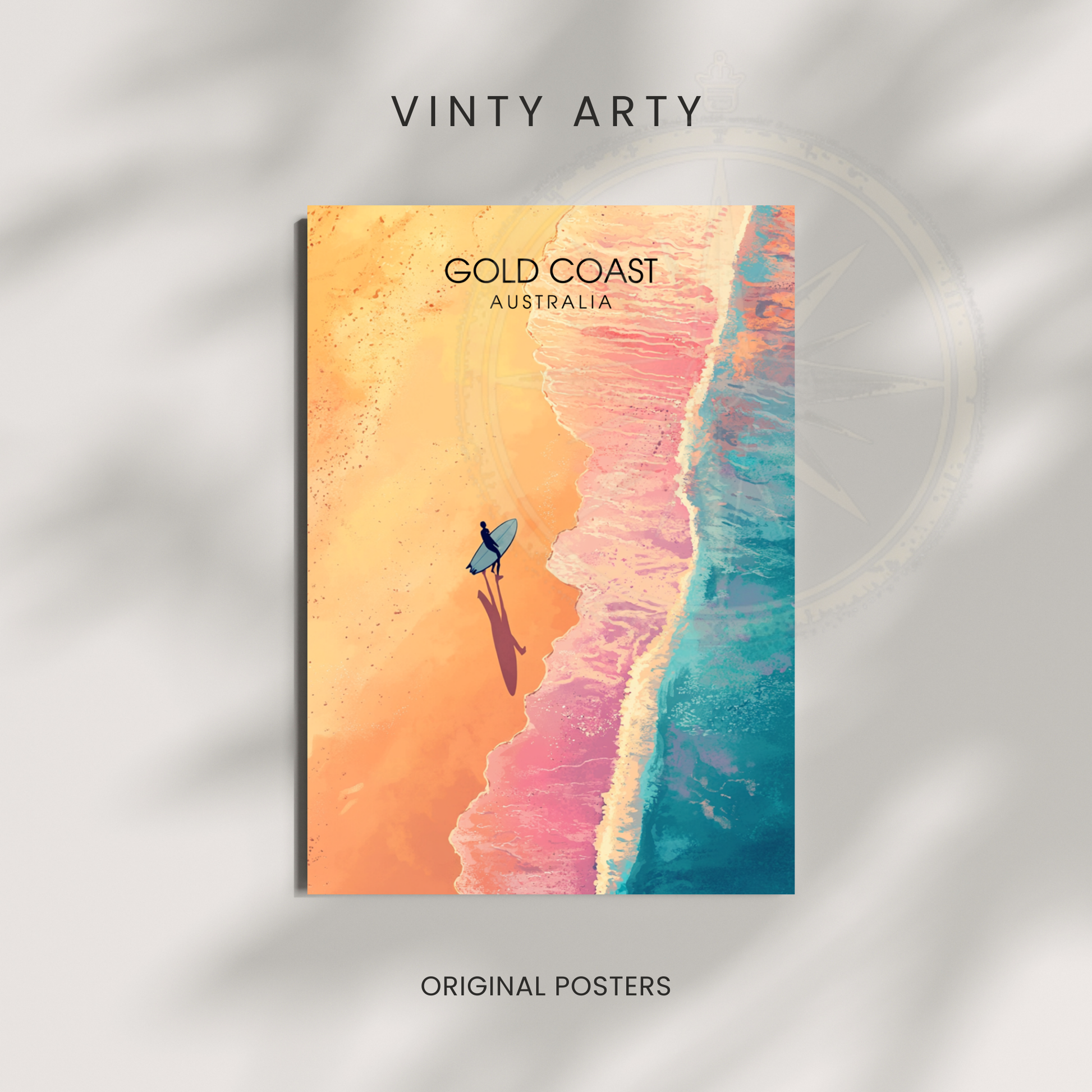 Affiche Côte d'Or | Poster Murale Australie | Affiche Australie