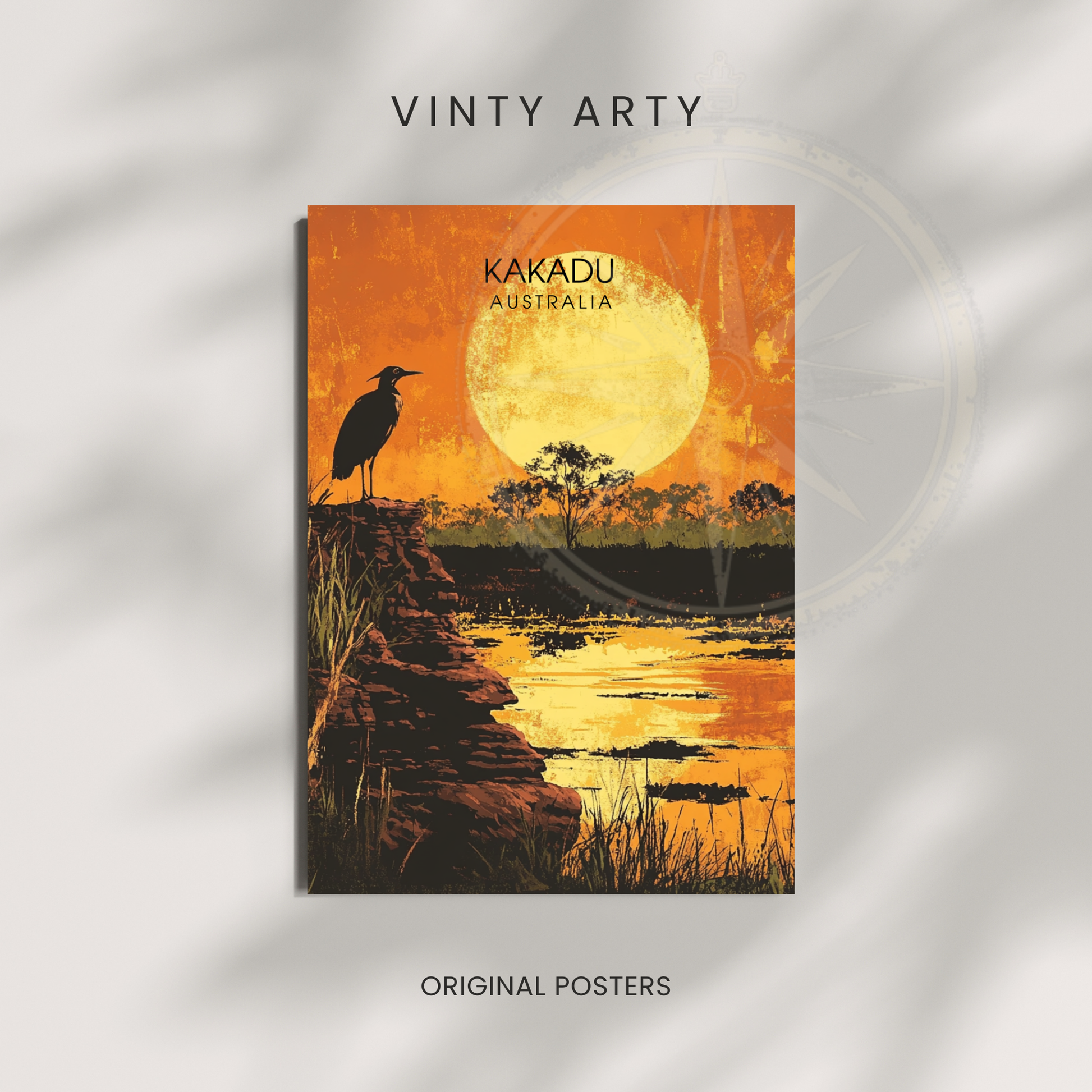 Affiche Parc national de Kakadu | Poster Australie | Affiche Australie