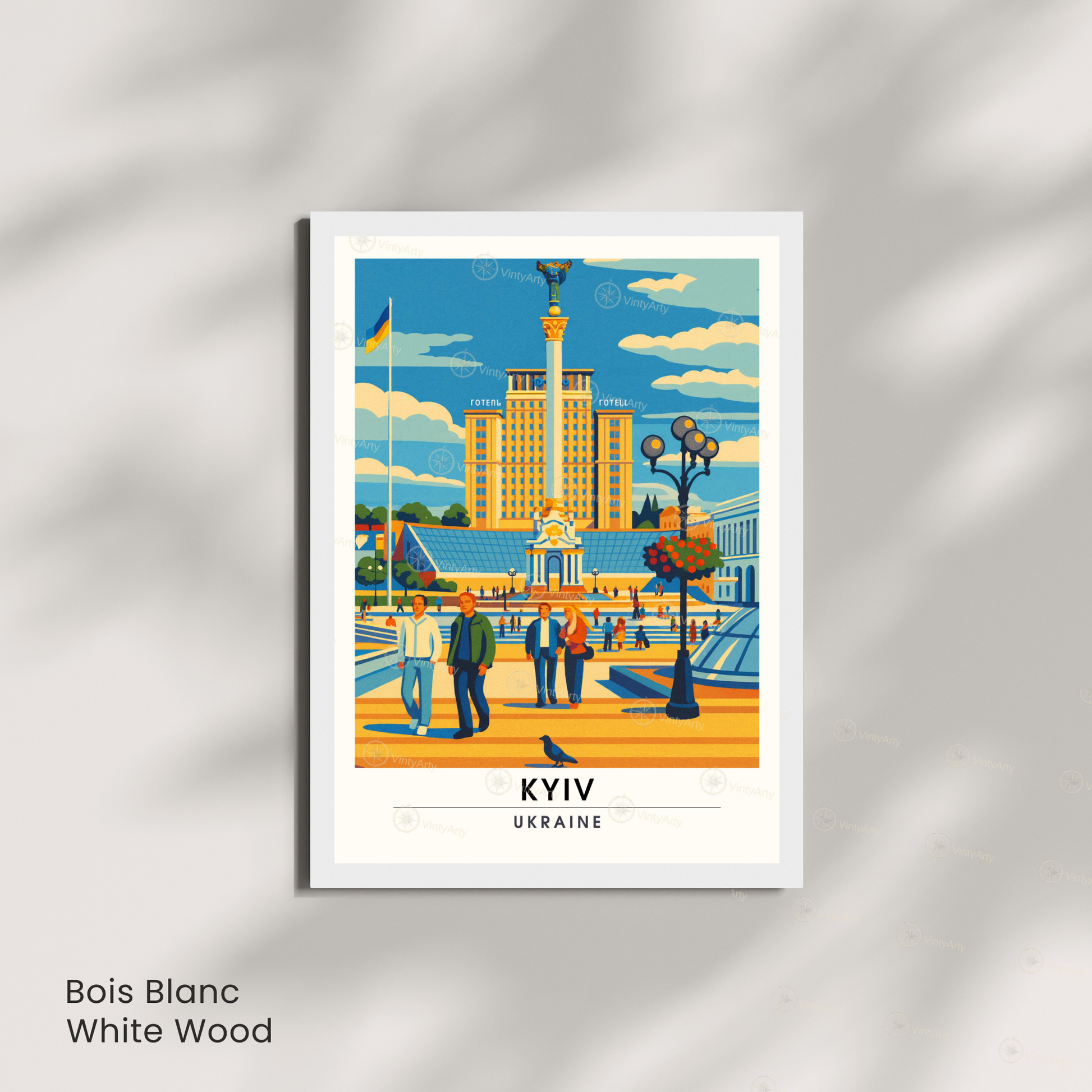 Affiche Kyiv | Poster de voyage Kyiv | Affiche Ukraine