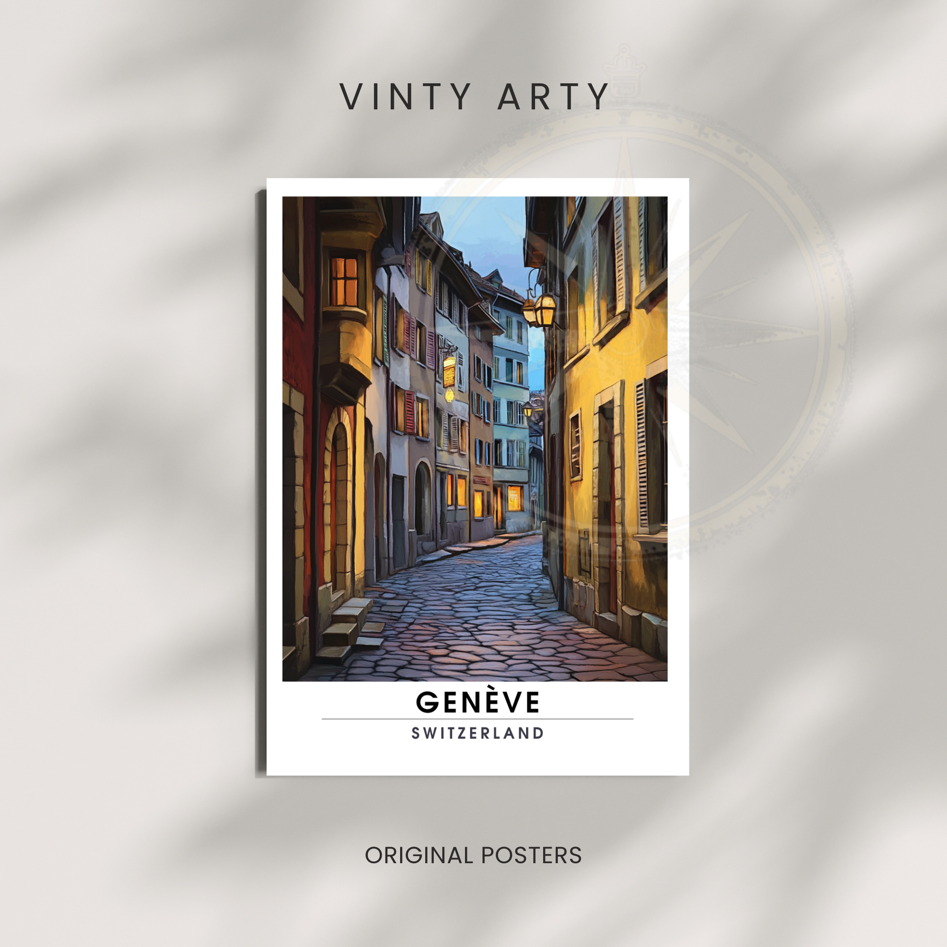 Affiche Genève | Poster Murale Suisse | Affiche Suisse