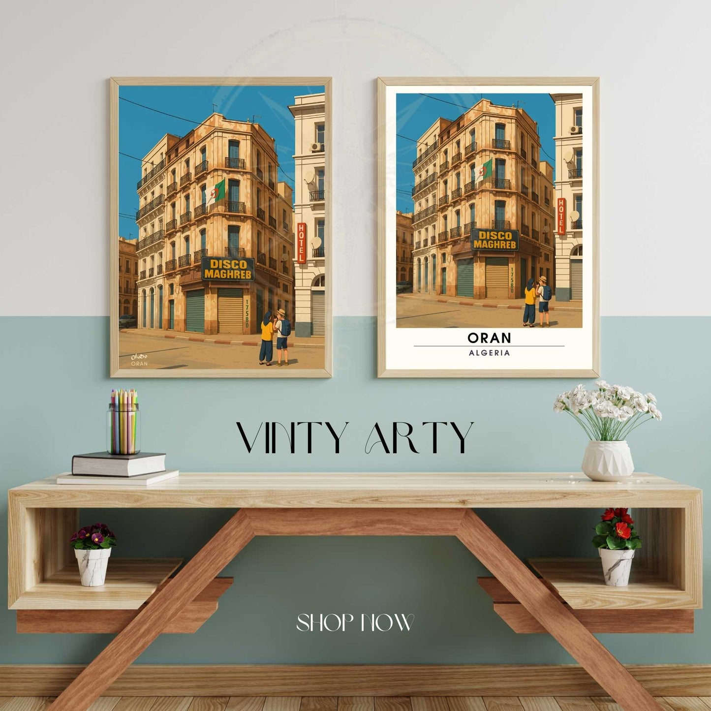 Affiche Oran | impression Oran - Disco Maghreb, Algérie