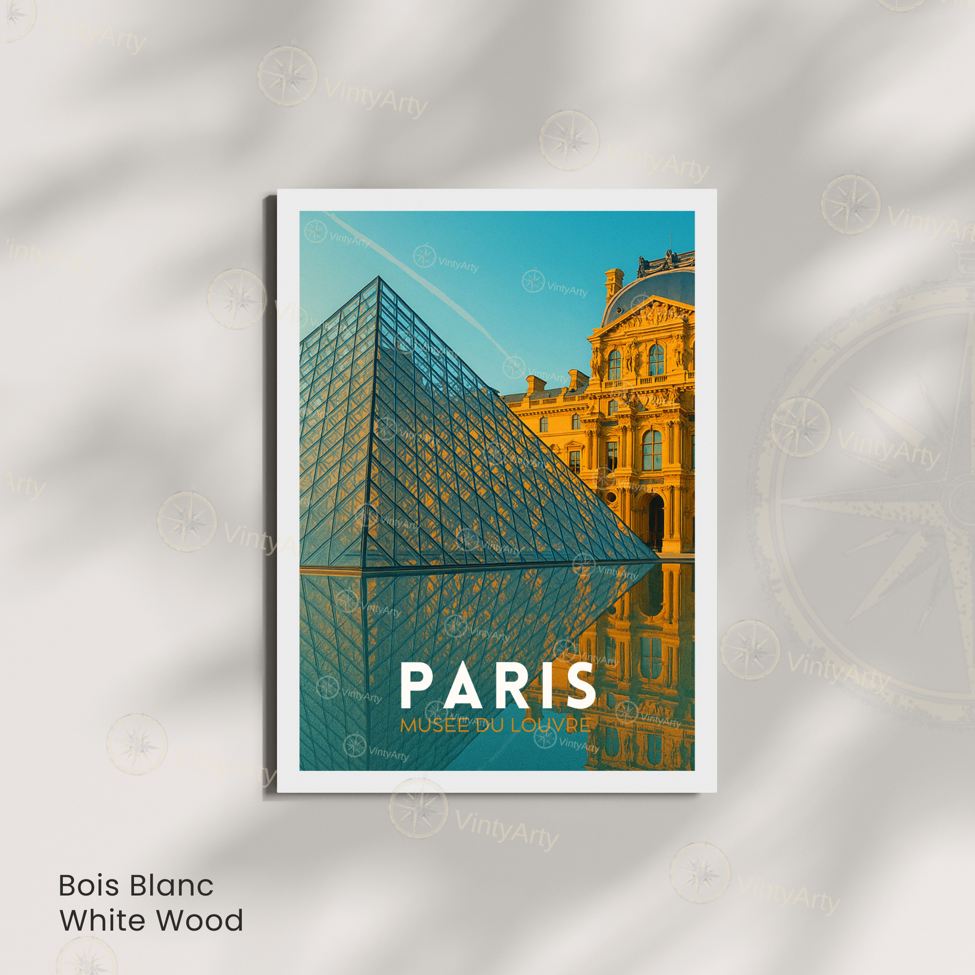 Affiche Paris | Impression Art Musée du Louvre  | Affiche France