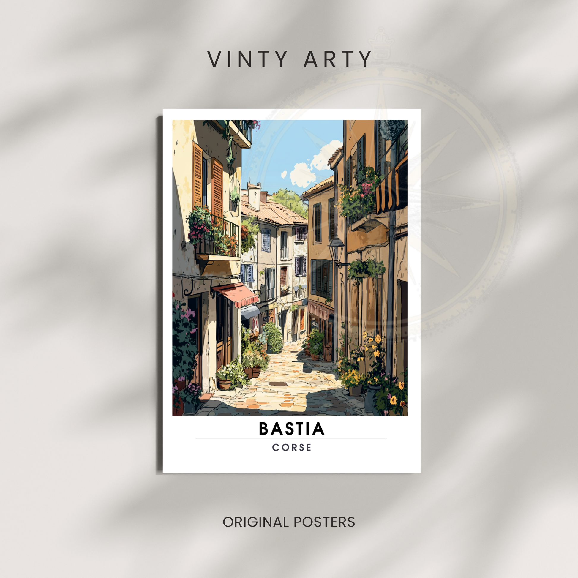 Affiche Bastia | Impression Corse | Affiche Corse