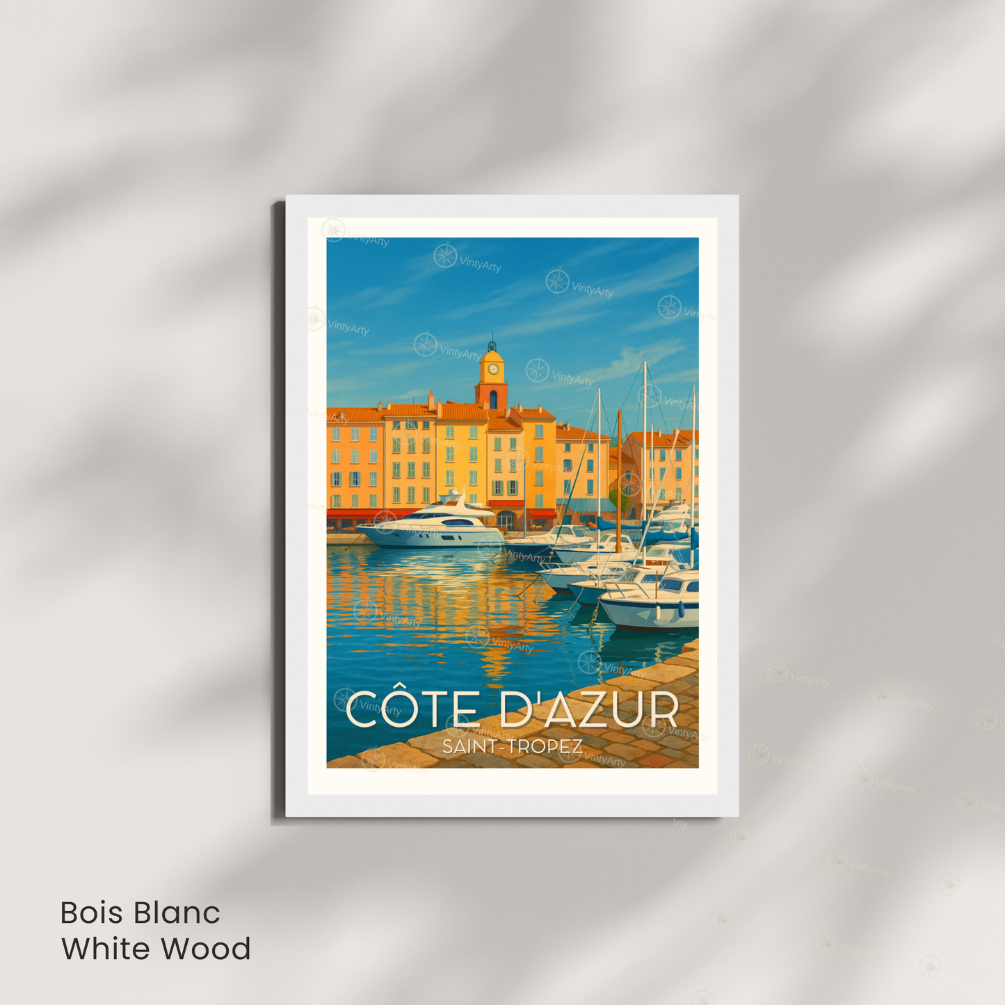 Affiche Côte d’Azur | Impression de voyage Côte d’Azur | Affiche France