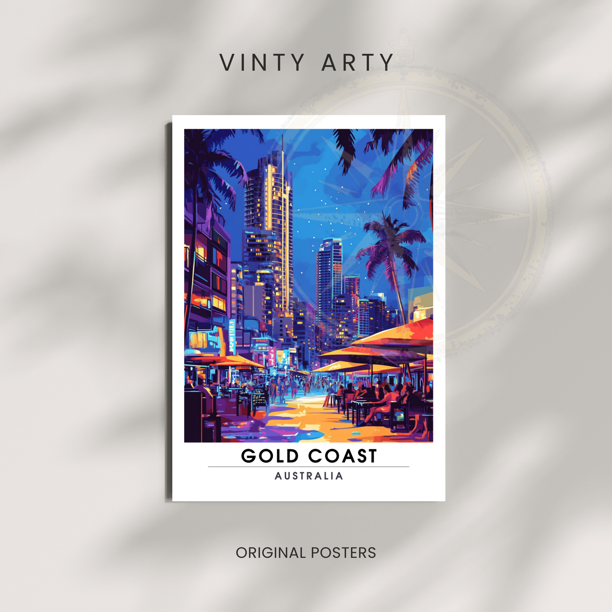 Affiche Côte d'Or | Poster Australie | Affiche Australie