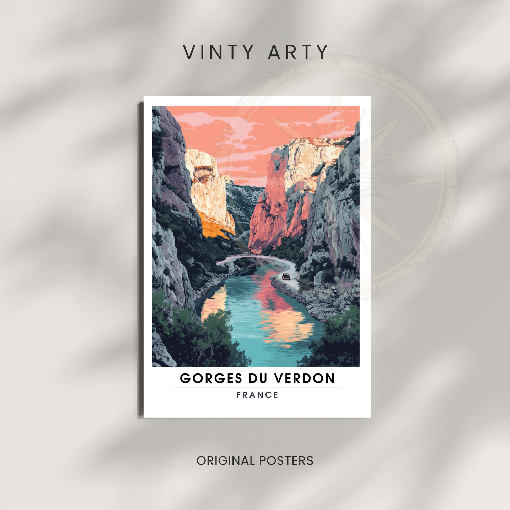 Affiche Gorges du Verdon | Impression France  |  Affiche France