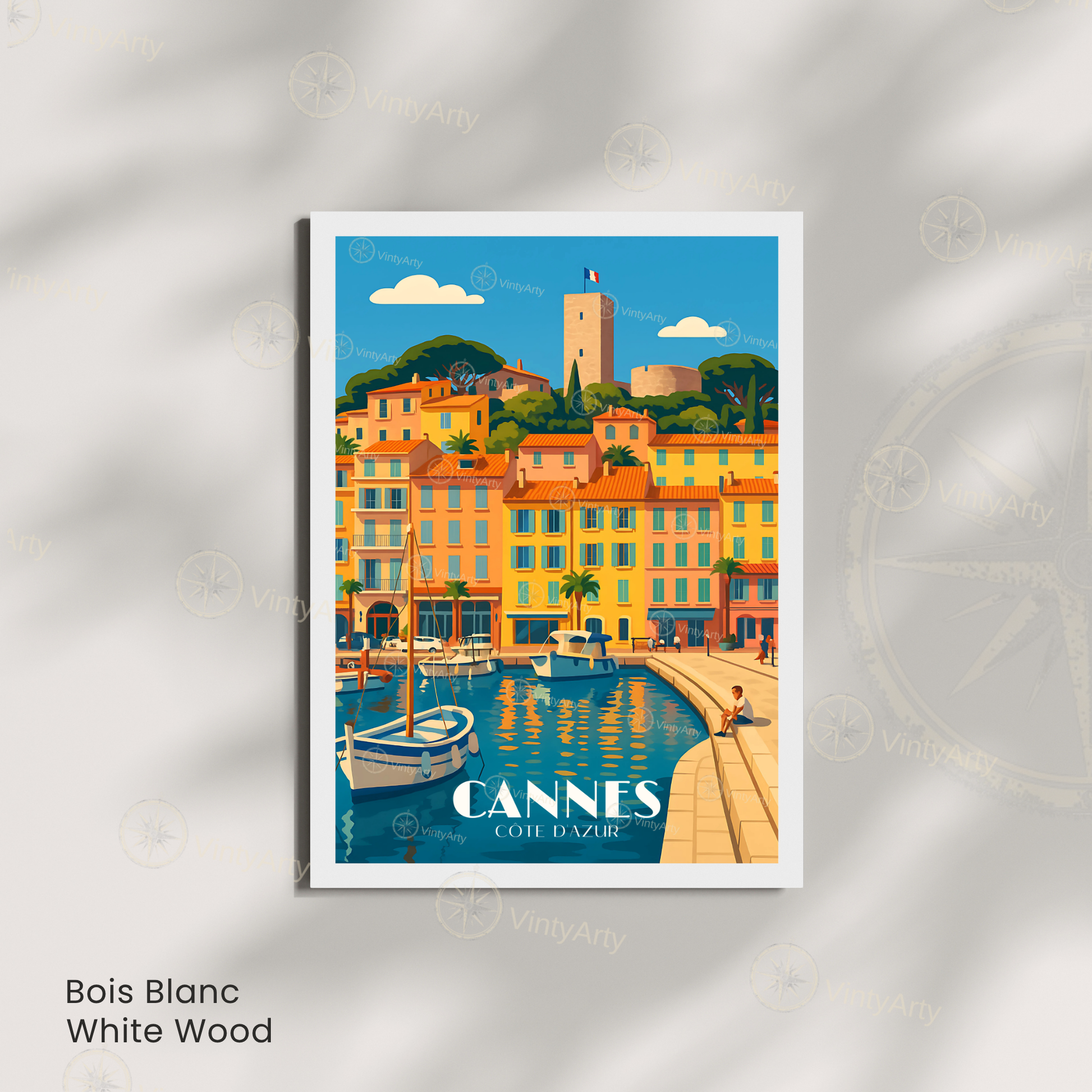 Affiche Cannes | Poster Côte d’Azur | Affiche France