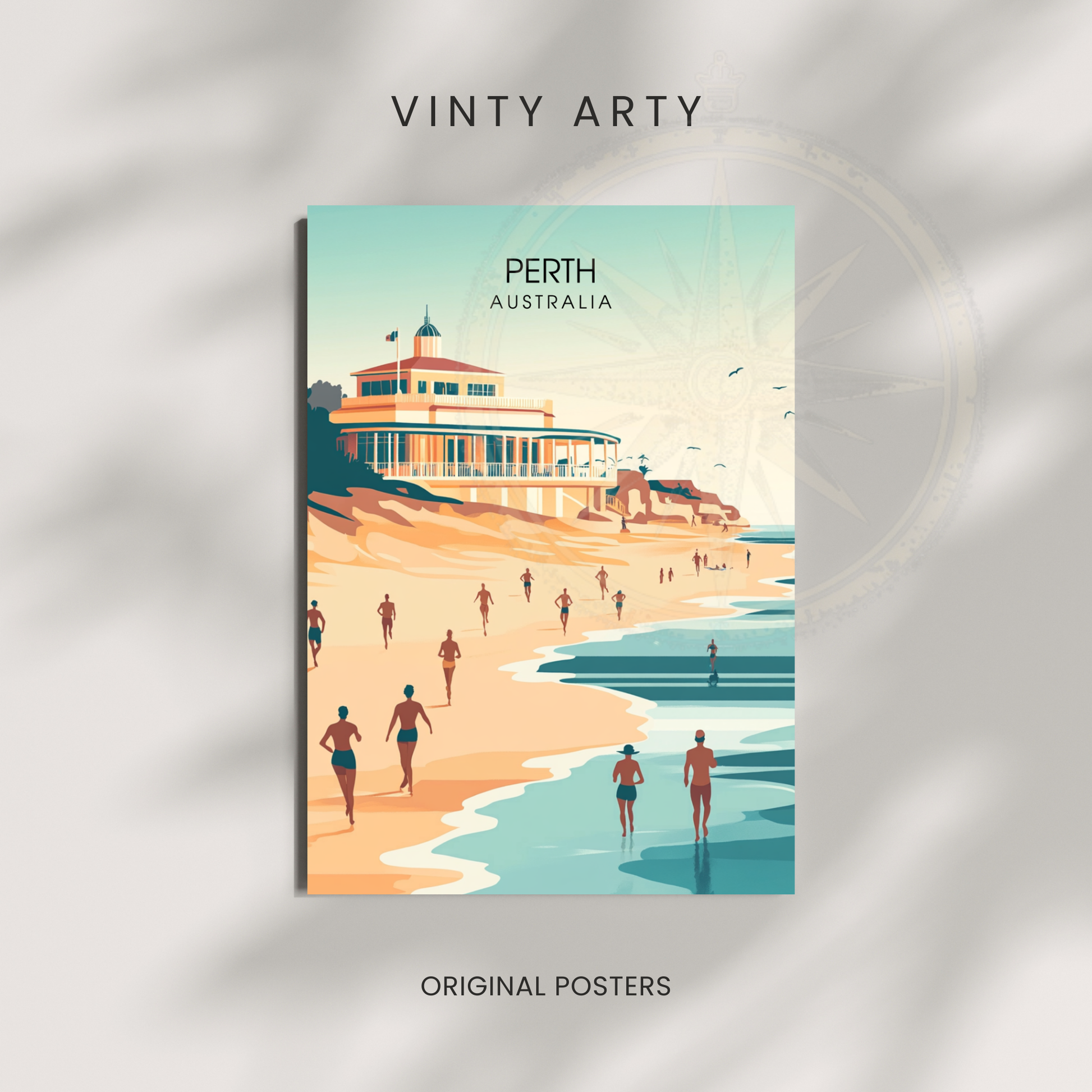 Affiche Perth | Impression Australie | Affiche Australie