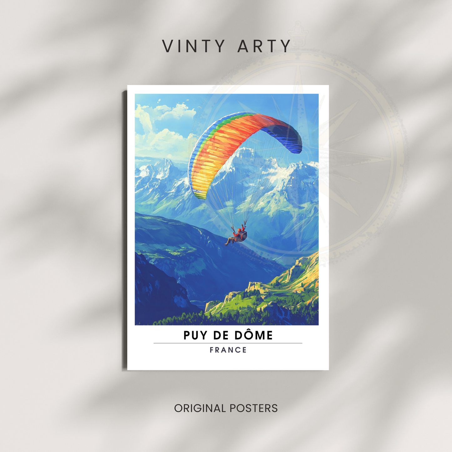 Affiche Puy de Dôme| Impression France | Affiche France