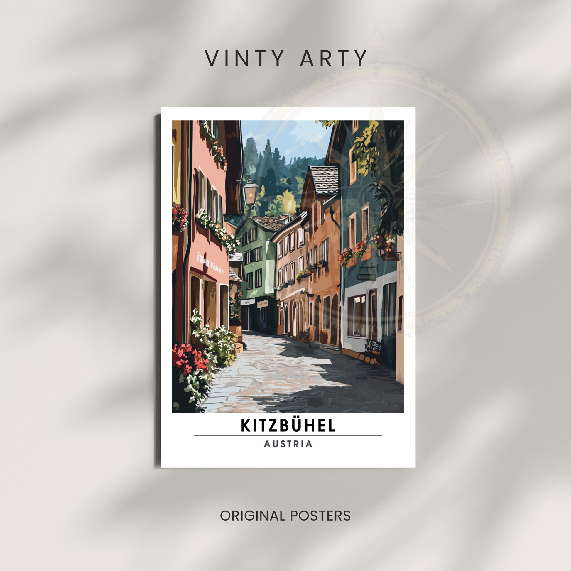 Affiche Kitzbühel | Impression Autriche | Affiche Autriche