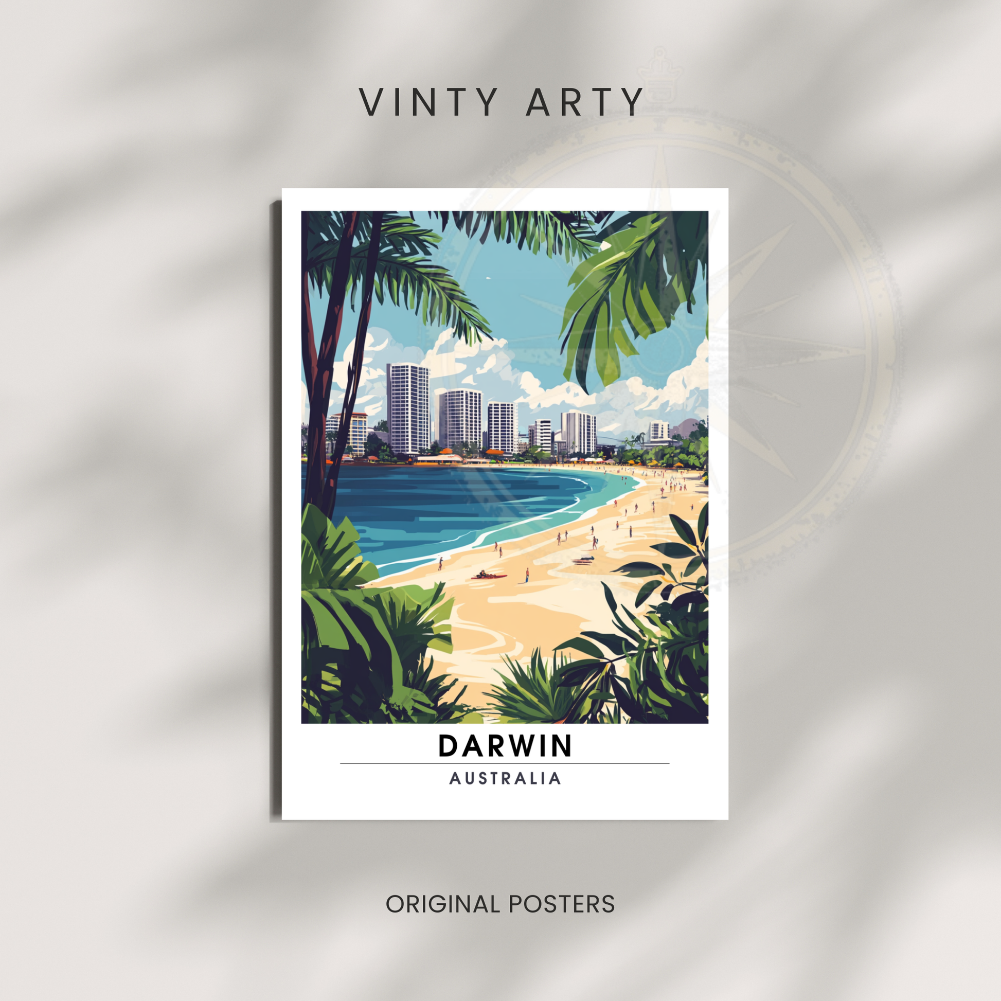 Affiche Darwin | Poster Australie | Affiche Australie