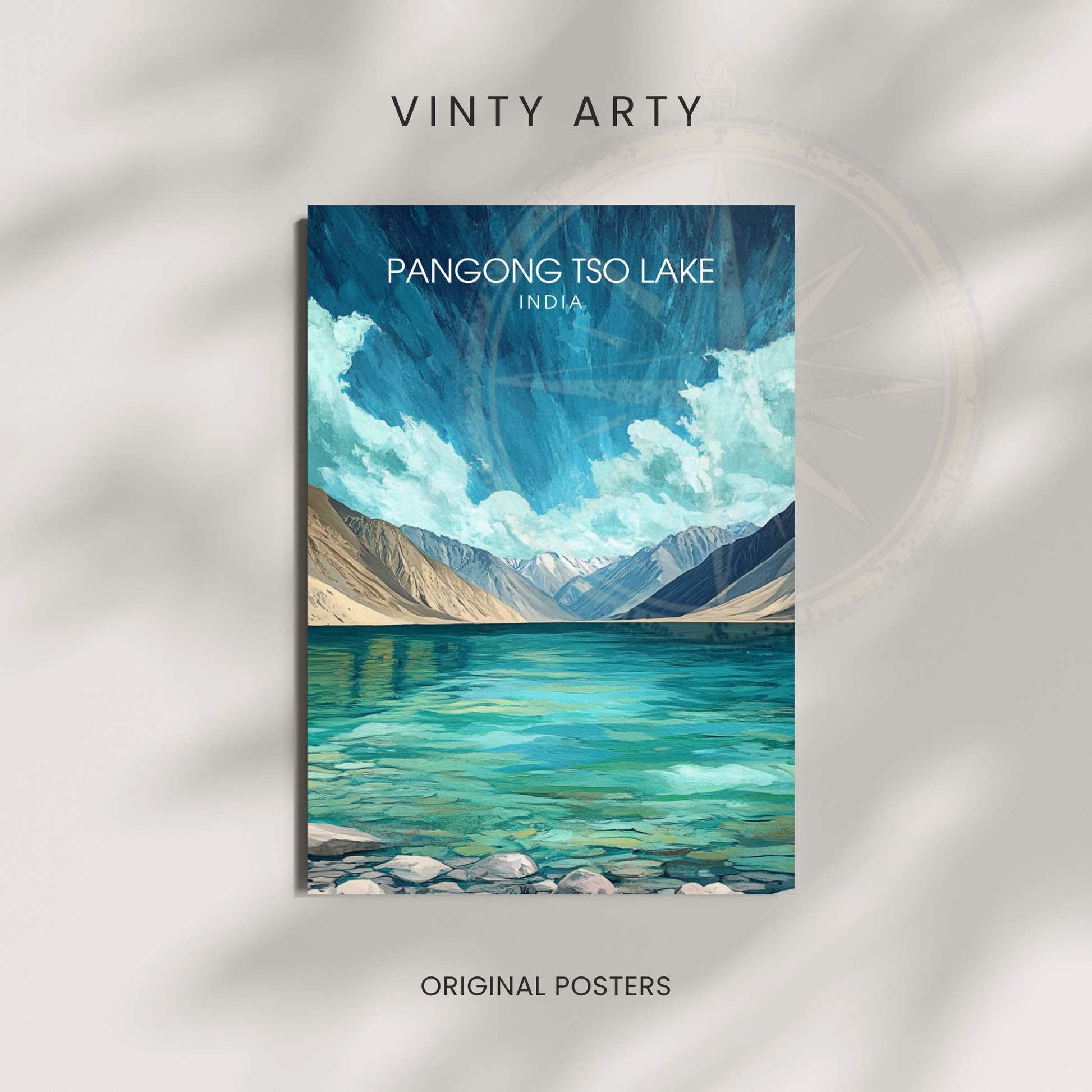 Affiche Pangong Tso Lake| Impression India | Affiche Lake