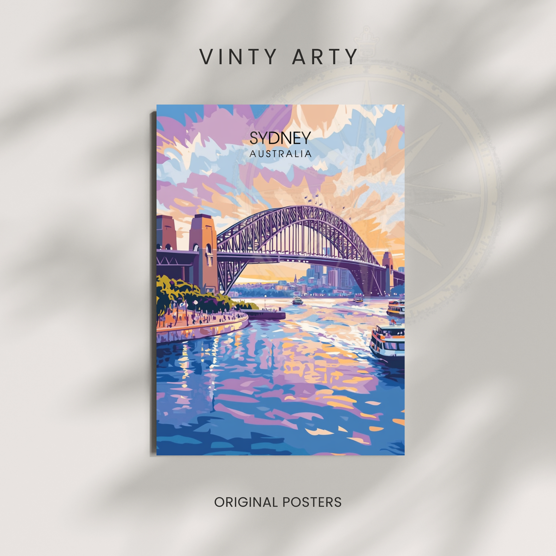 Affiche Sydney | Poster décoratif Australie | Affiche Australie