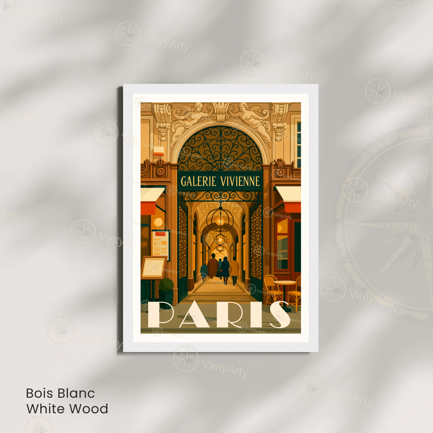 Affiche Paris | Poster Galerie Vivienne | Affiche France