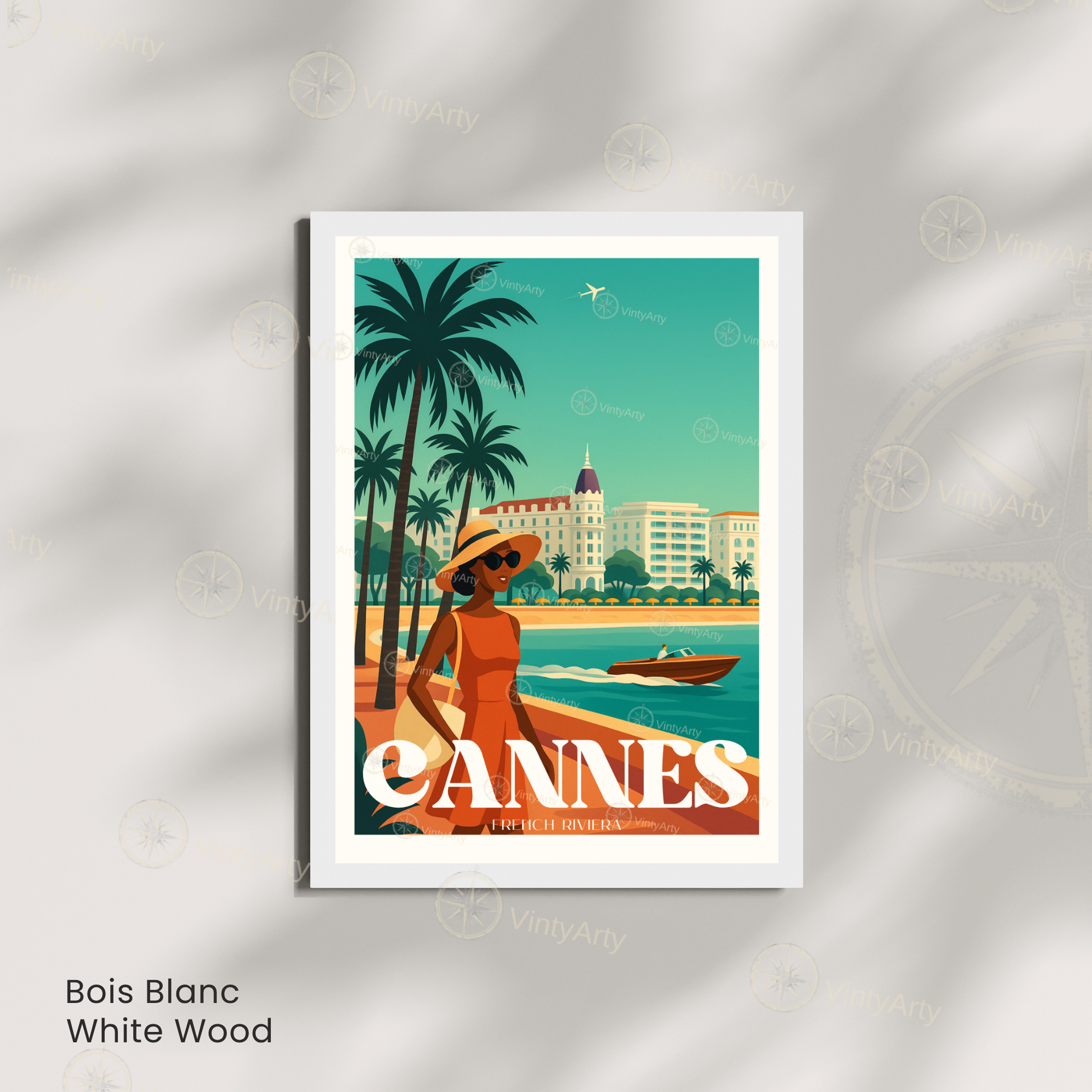 Affiche Cannes | Poster French Riviera | Affiche France