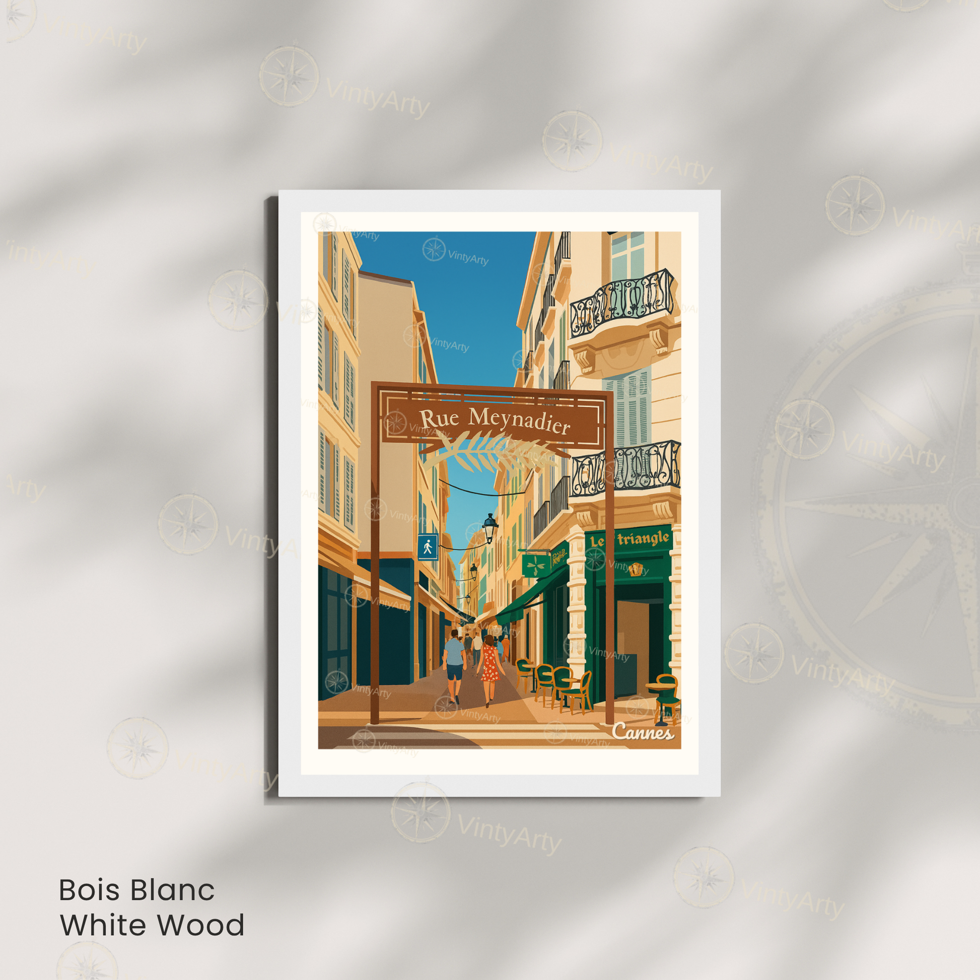 Affiche Cannes | Poster Rue Meynadier | Affiche France