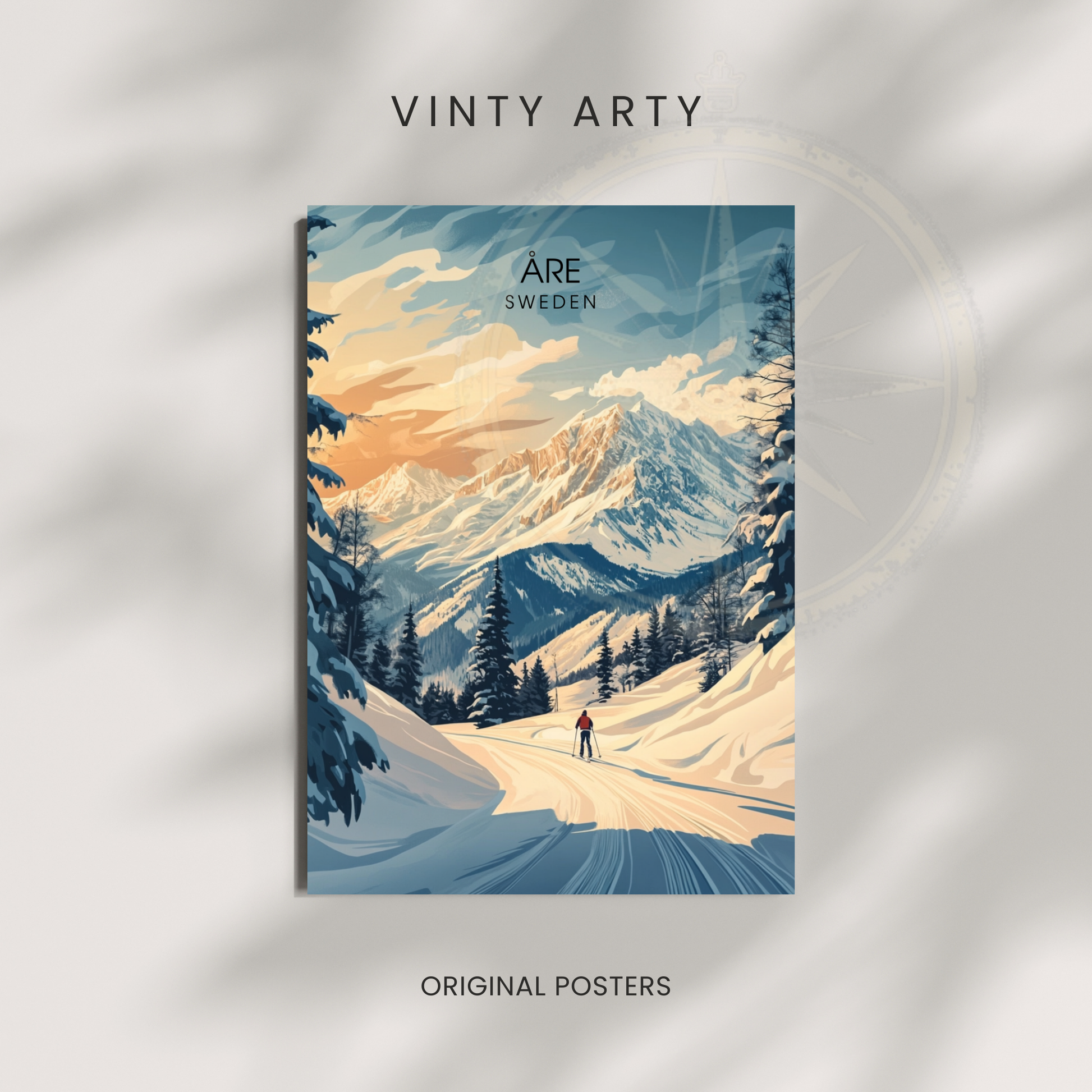 Affiche Åre | Poster Murale Suède | Affiche Suède