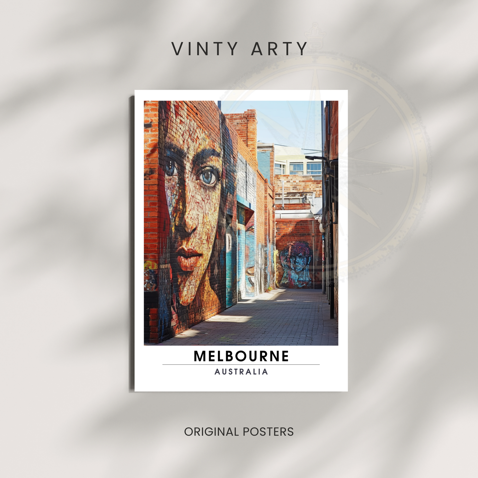 Affiche Melbourne | Impression Australie | Affiche Australie