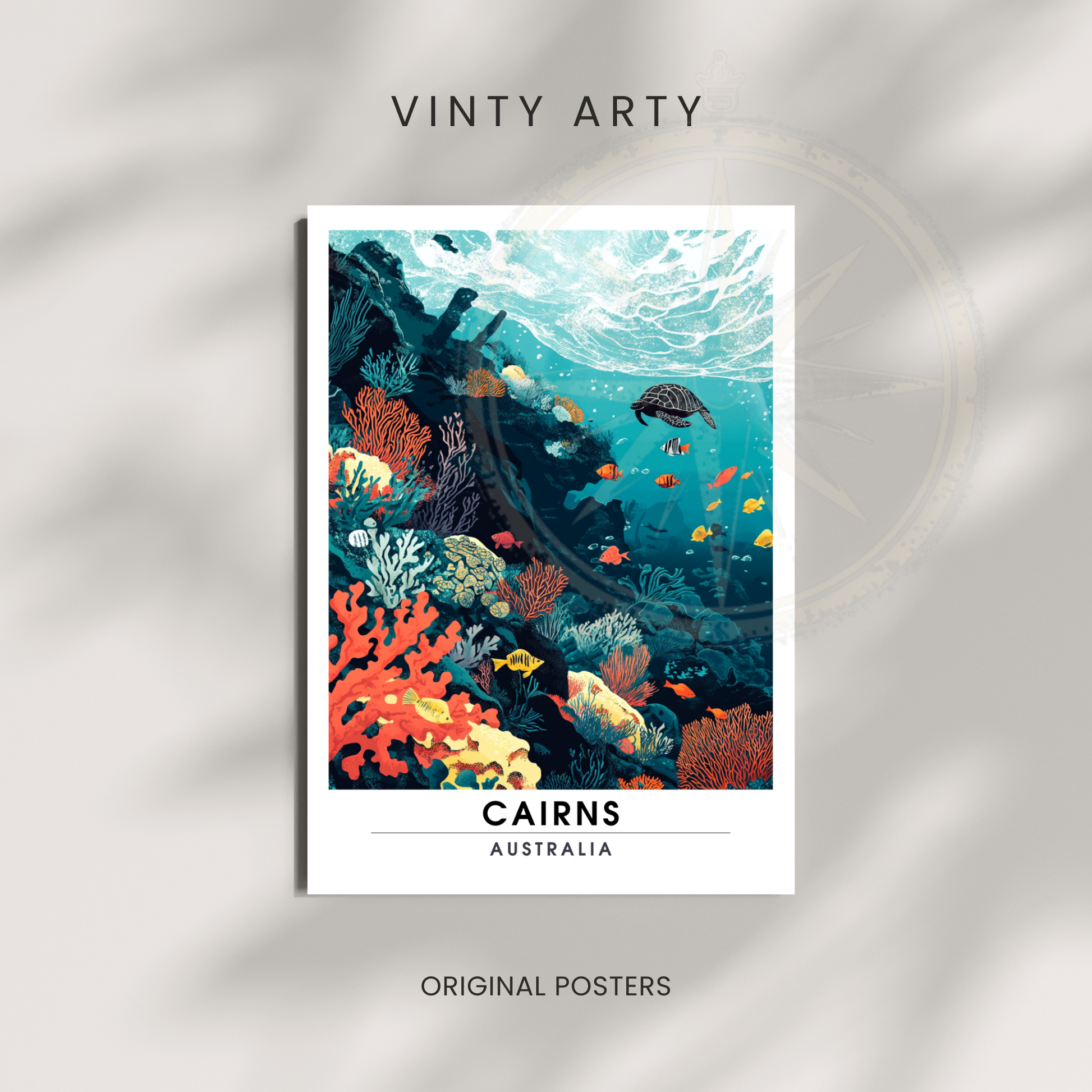 Affiche Cairns | Impression Australie | Affiche Australie