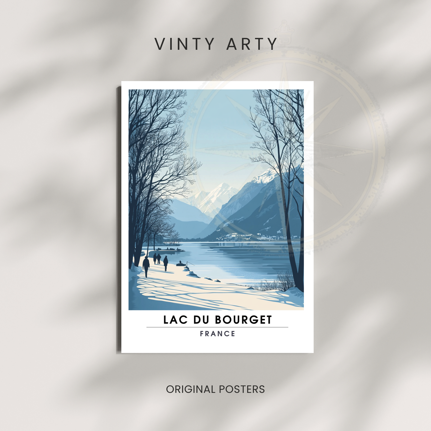 Affiche Lac du Bourget | Impression France | Affiche France
