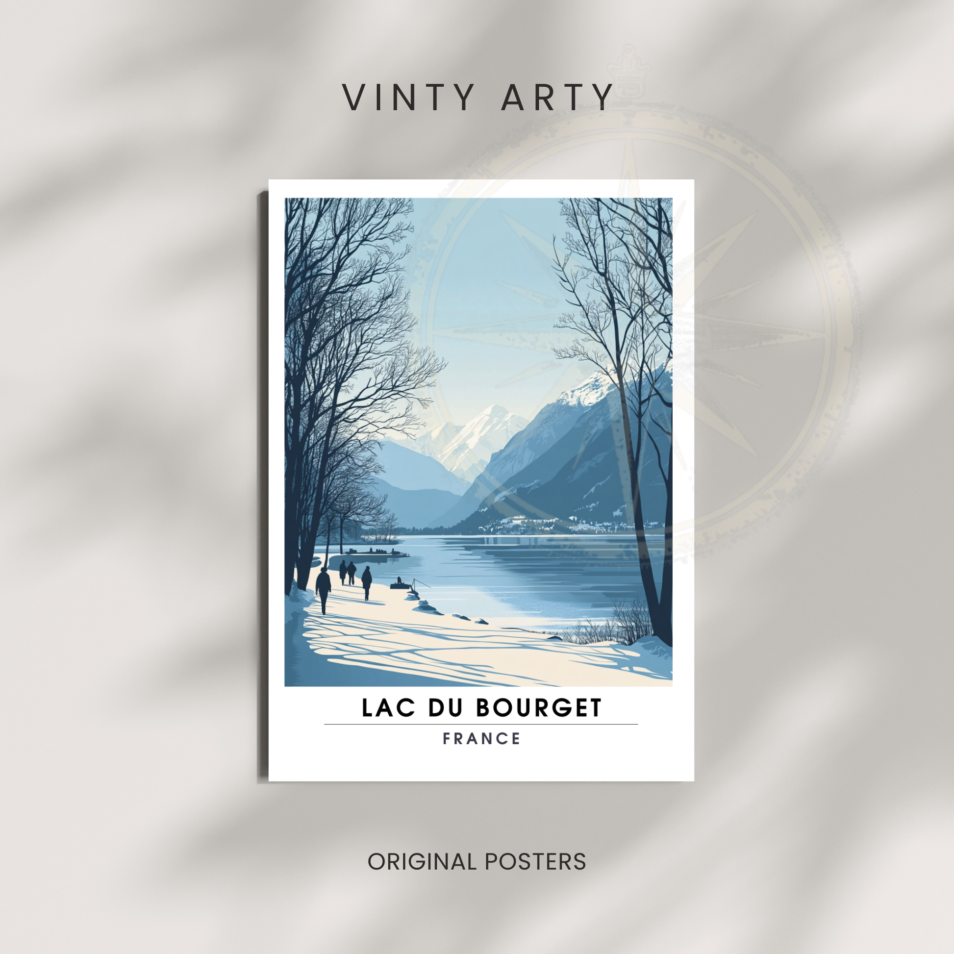 Affiche Lac du Bourget | Impression France  |  Affiche France