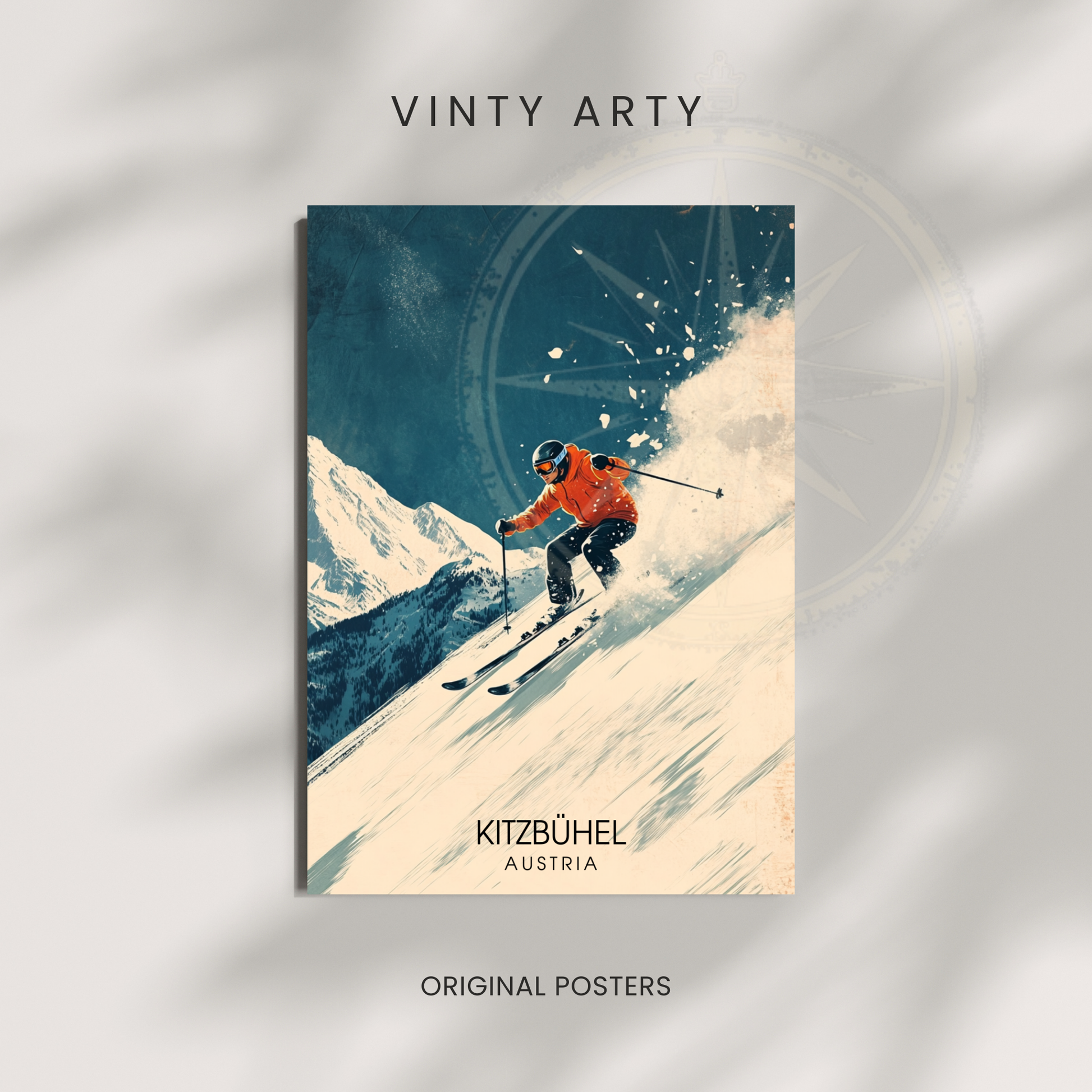 Affiche Kitzbühel | Impression de voyage Autriche | Affiche Autriche