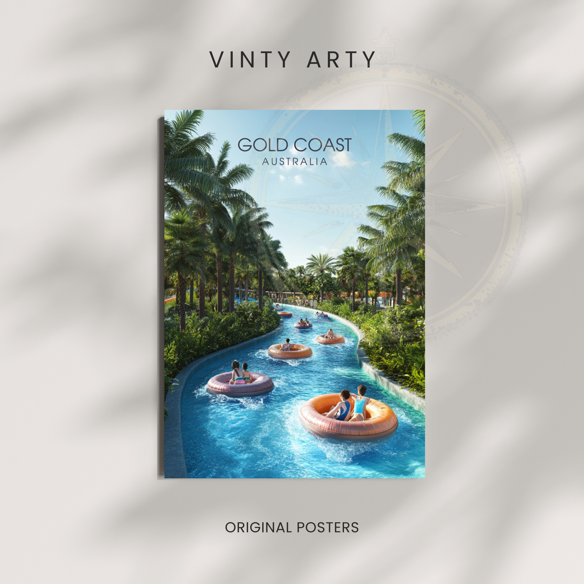 Affiche Côte d'Or | Impression Australie | Affiche Australie