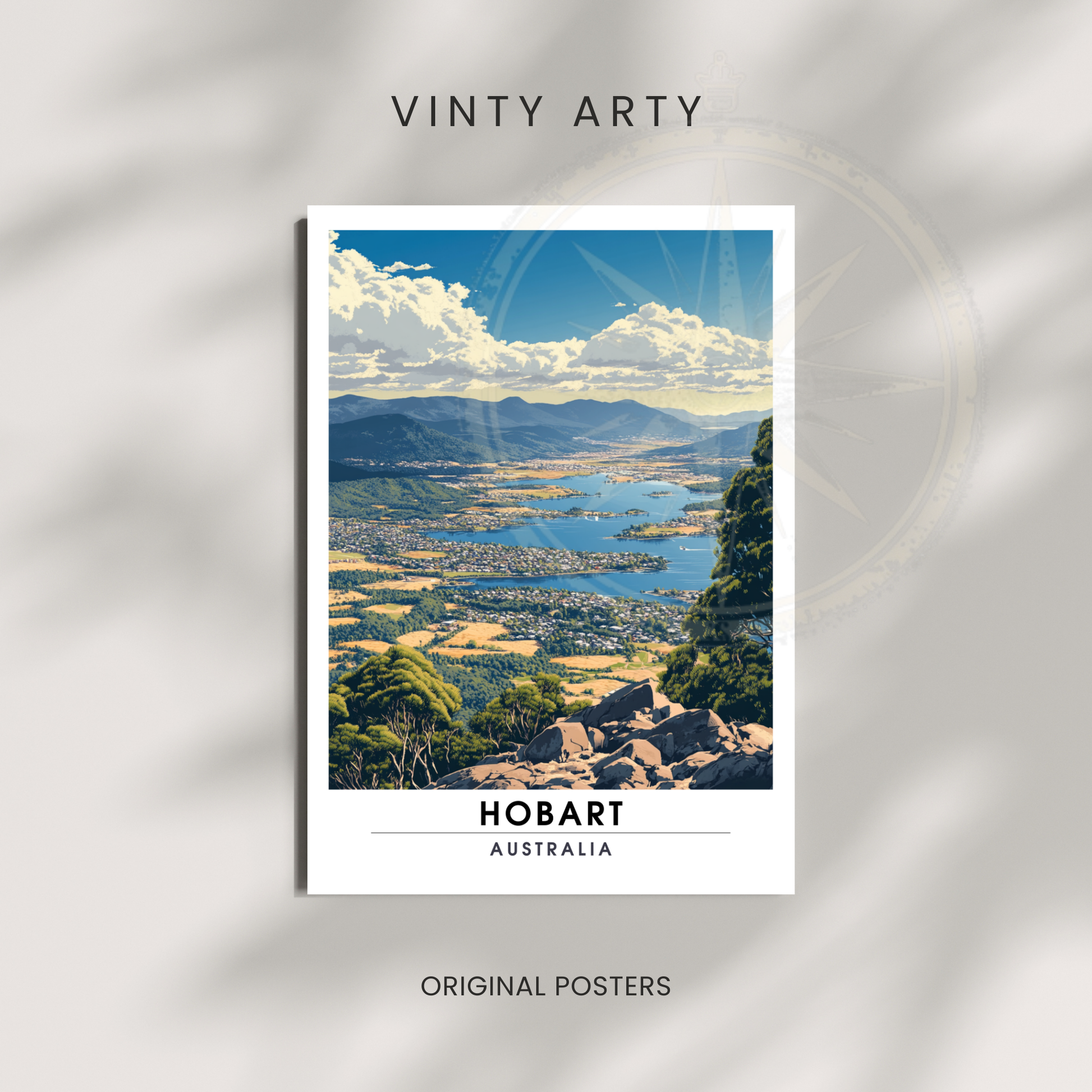 Affiche Hobart | Poster Australie | Affiche Australie