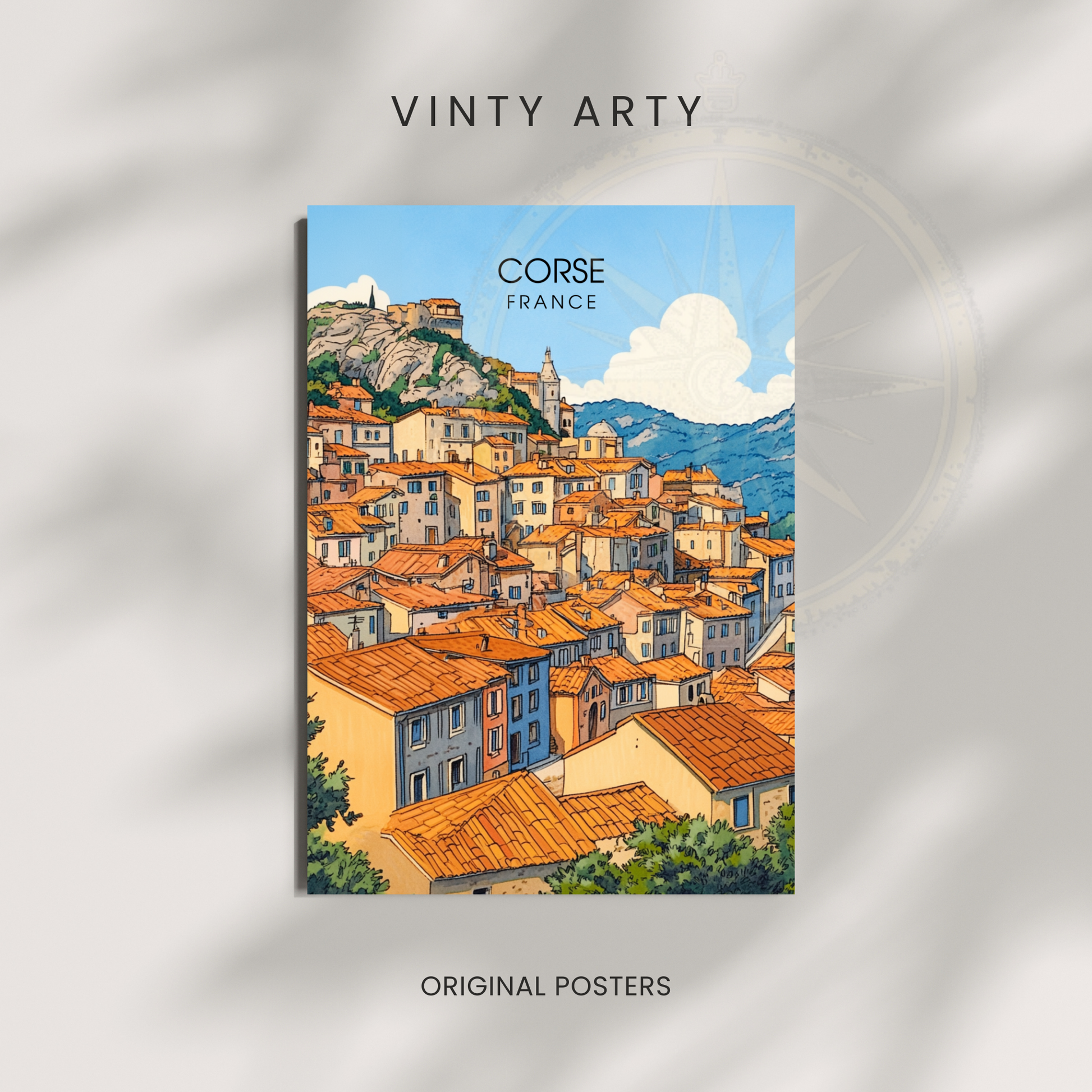 Affiche Corse | Souvenir Corse | Affiche France