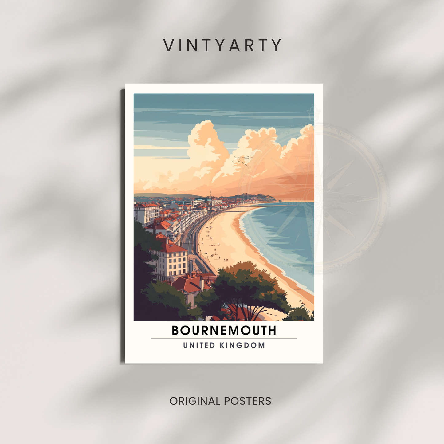 Bournemouth Poster | Bournemouth Poster | United Kingdom