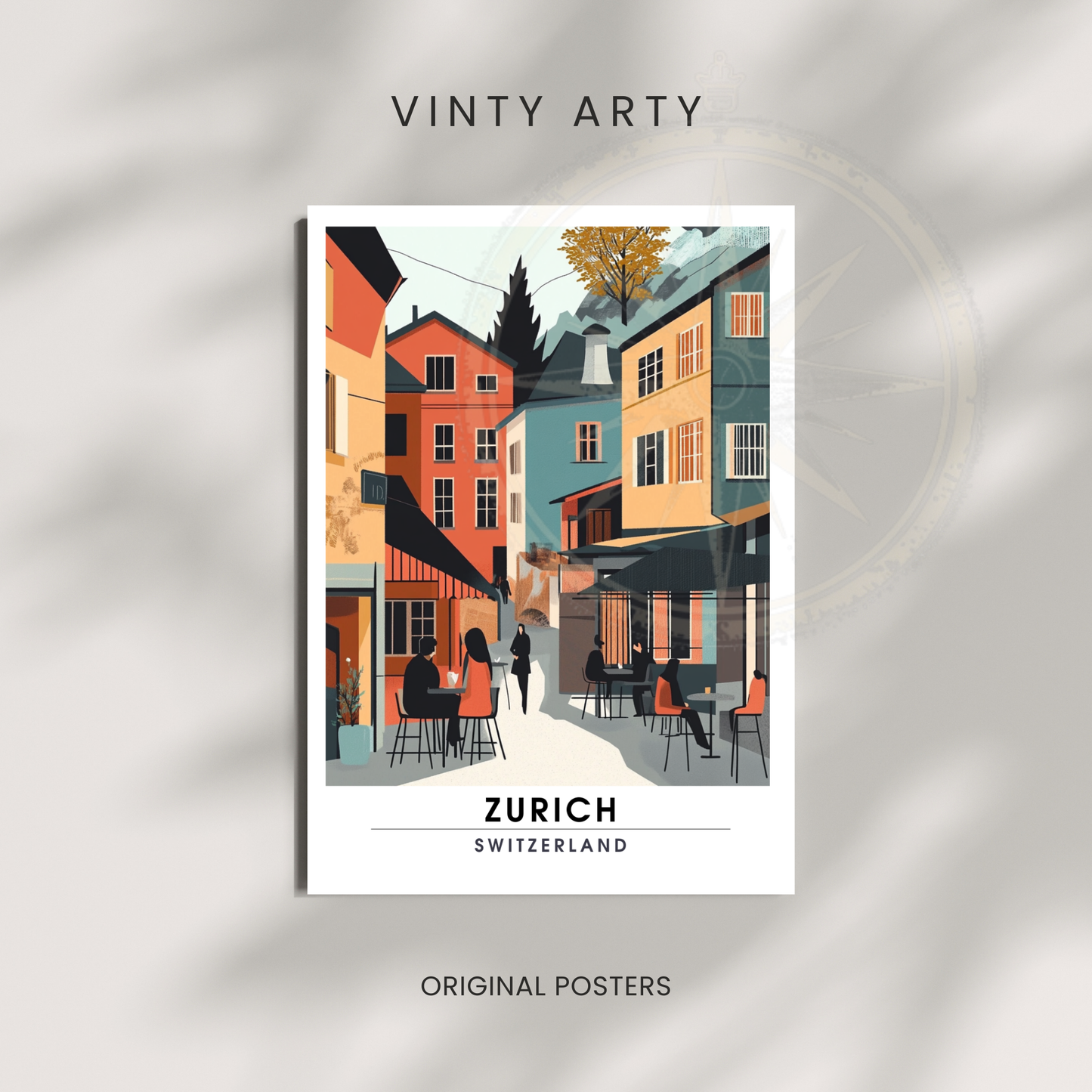 Affiche Zurich | Impression Suisse | Affiche Suisse