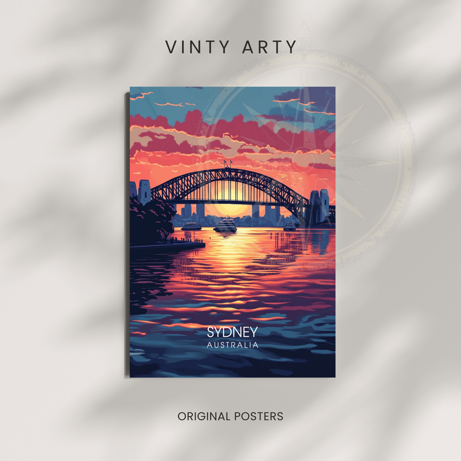 Affiche Sydney | Impression Australie | Affiche Australie