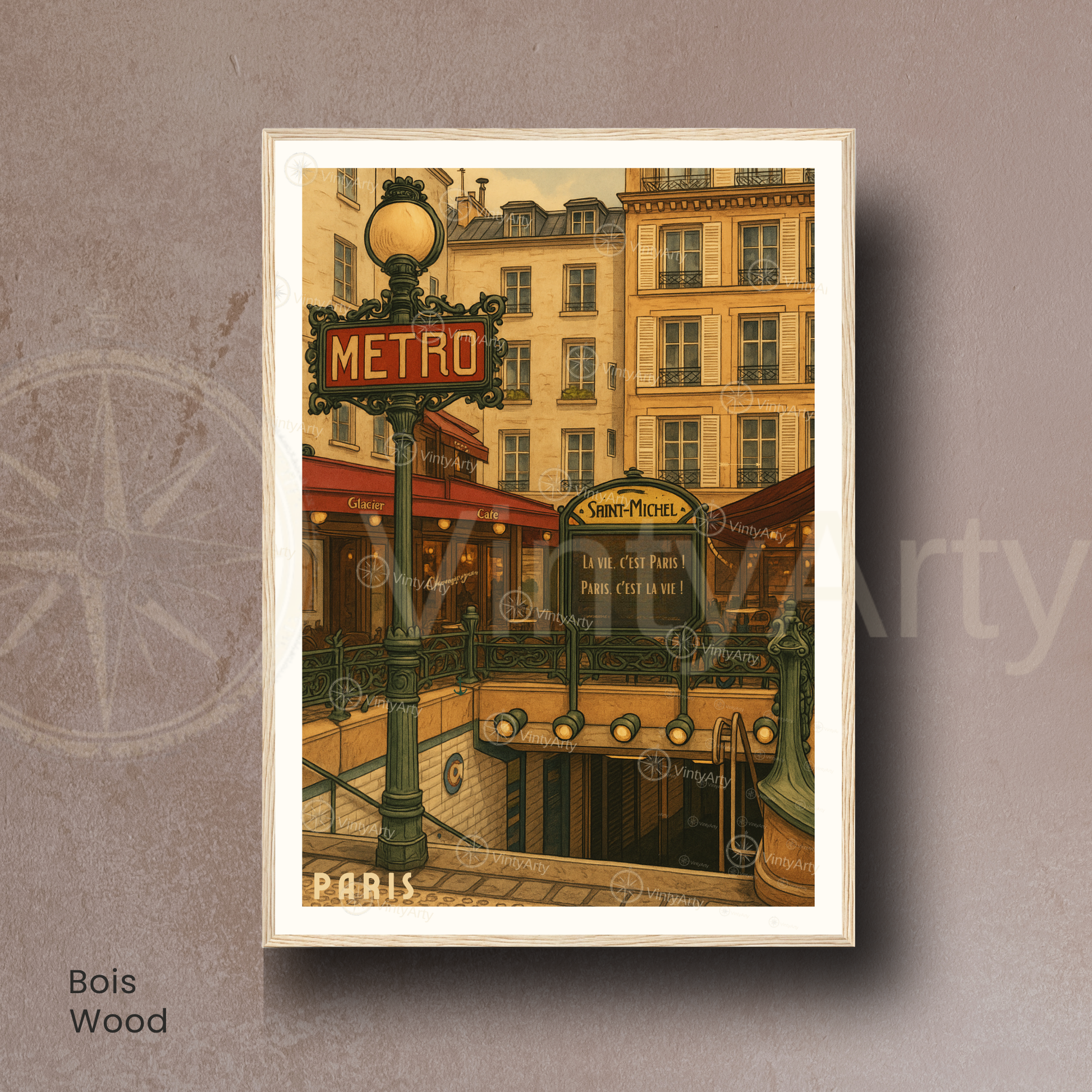 Affiche Paris | Poster Métro | Affiche France