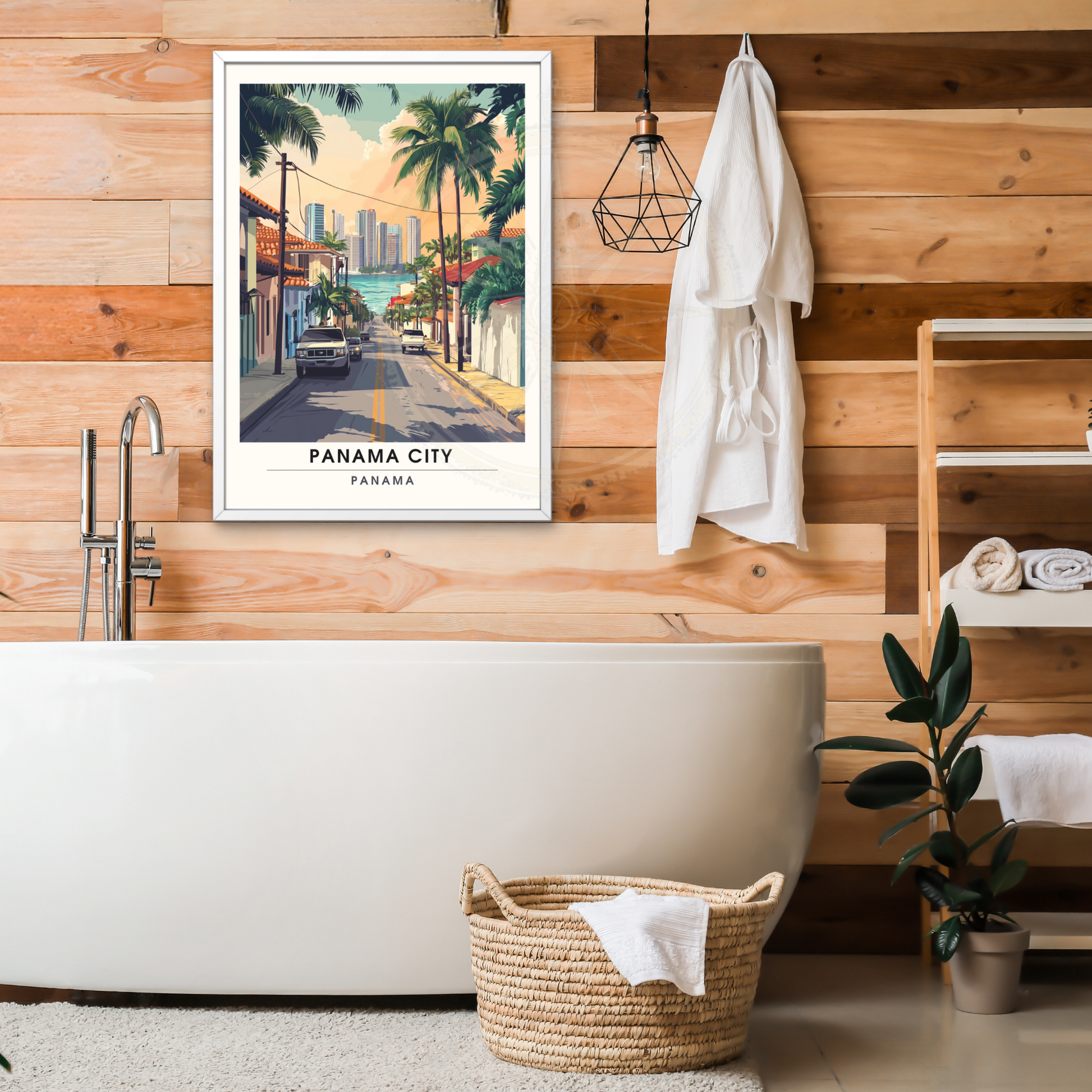 Affiche Ville de Panama | Impression Panama | Affiche Panama