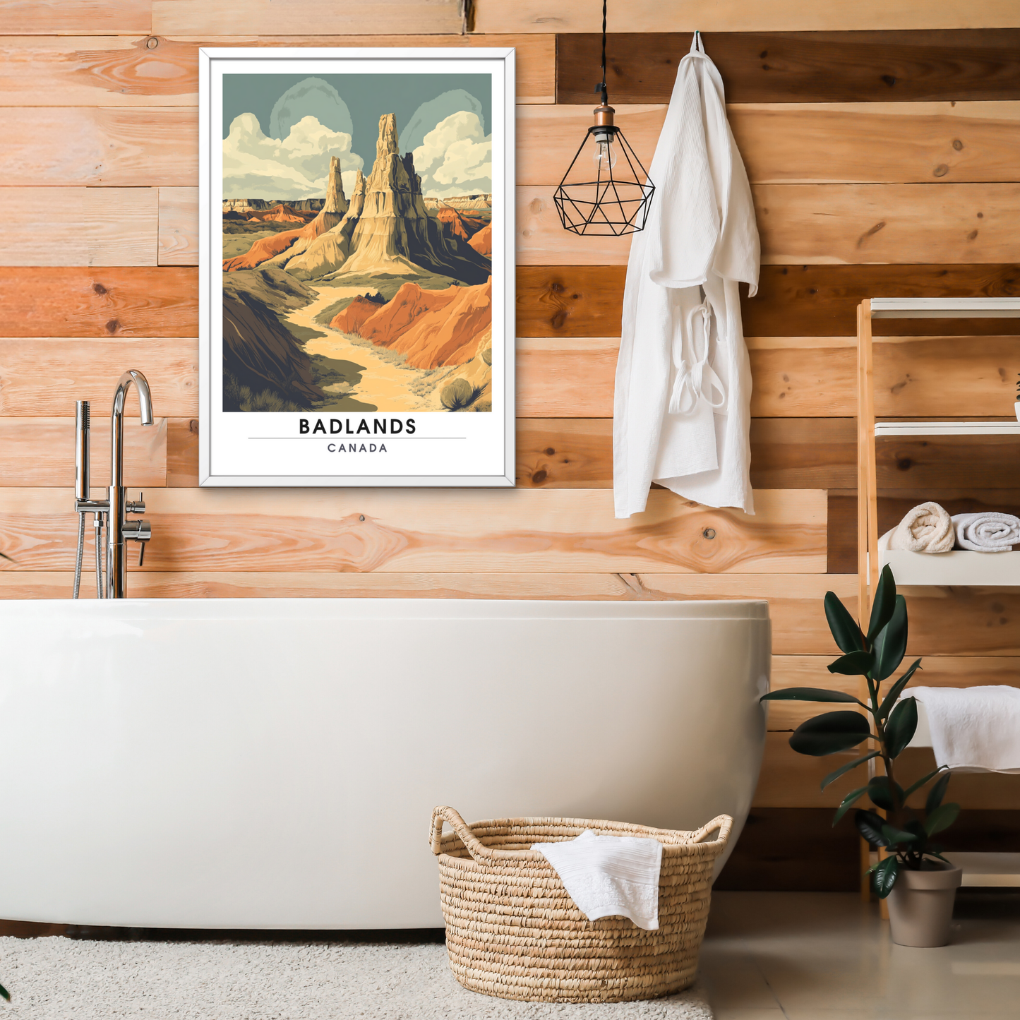 Affiche Badlands | Impression Canada | Affiche Canada