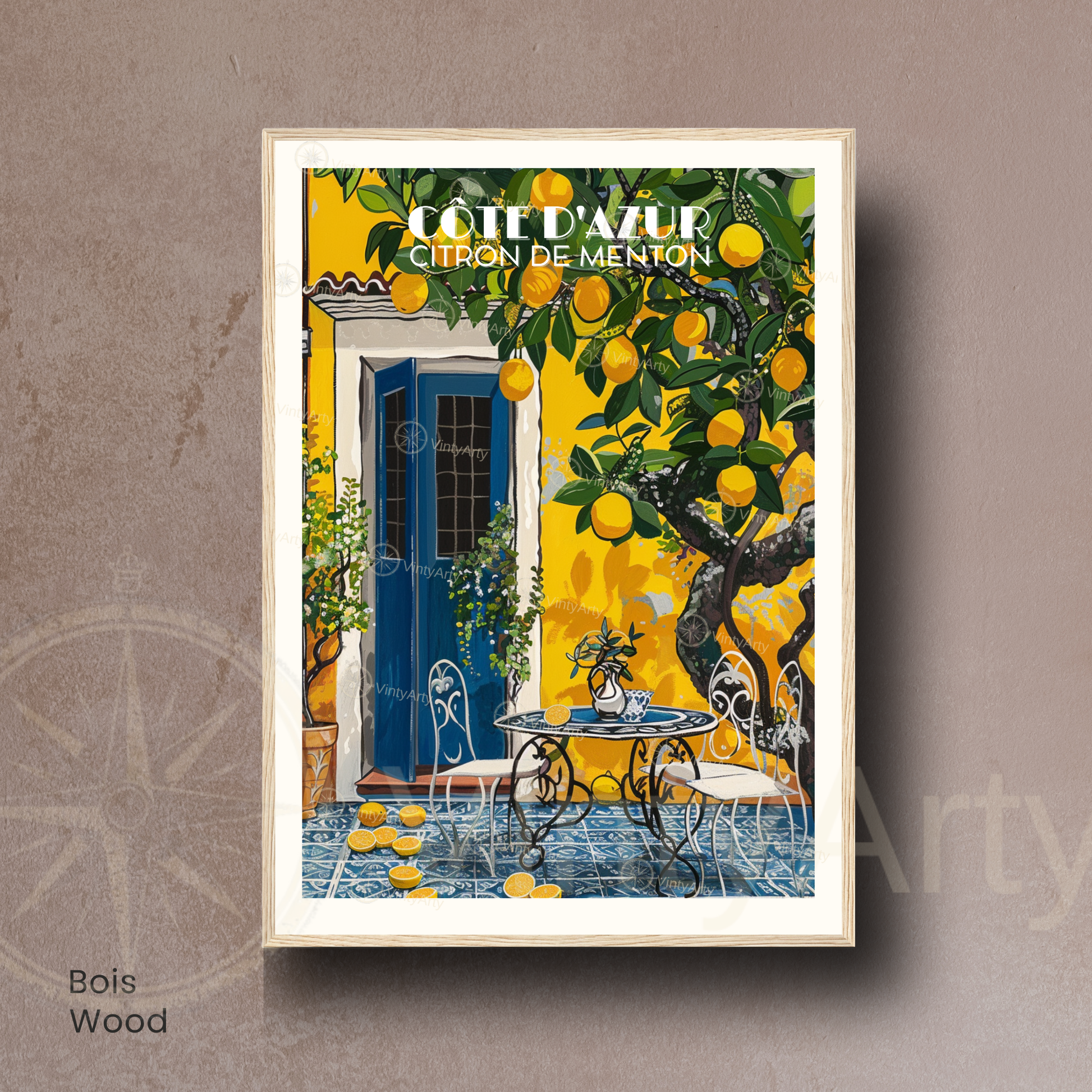 Affiche Côte d’Azur | Poster Côte d’Azur | Affiche France