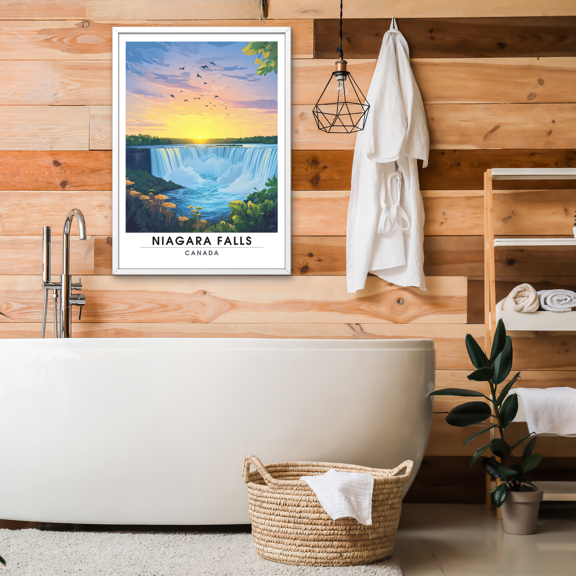 Affiche Chutes du Niagara | Poster décoratif Canada | Affiche Canada