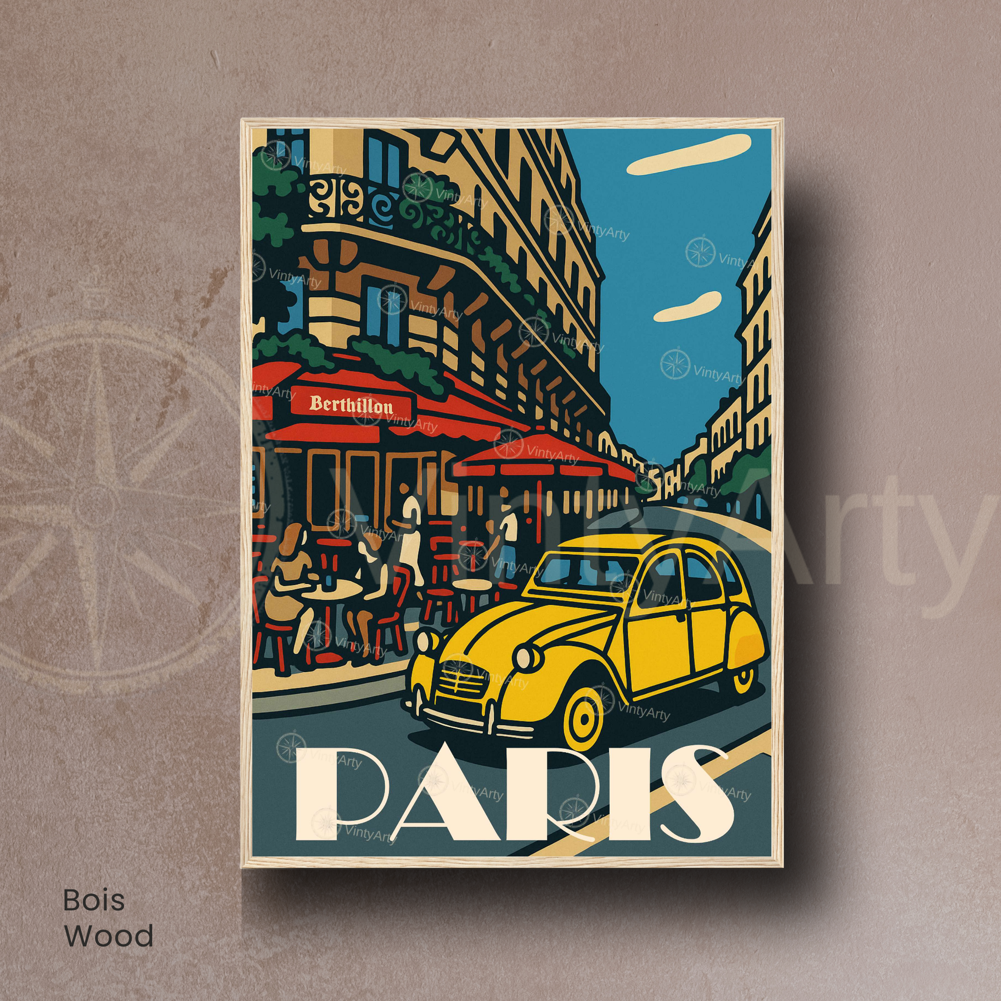 Affiche Paris | Poster Berthillon | Affiche France