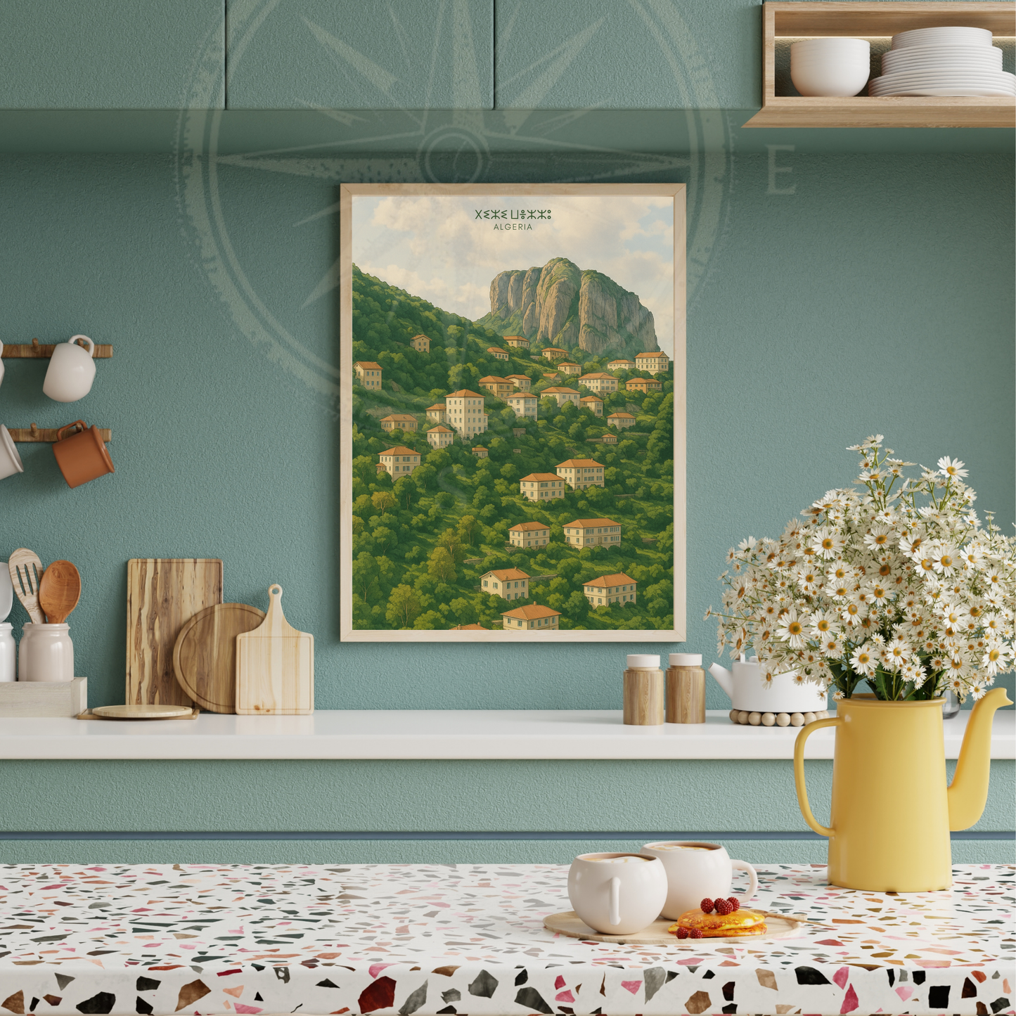 Affiche Tizi Ouzou | impression Tizi Ouzou | Affiche Kabylie | Algérie