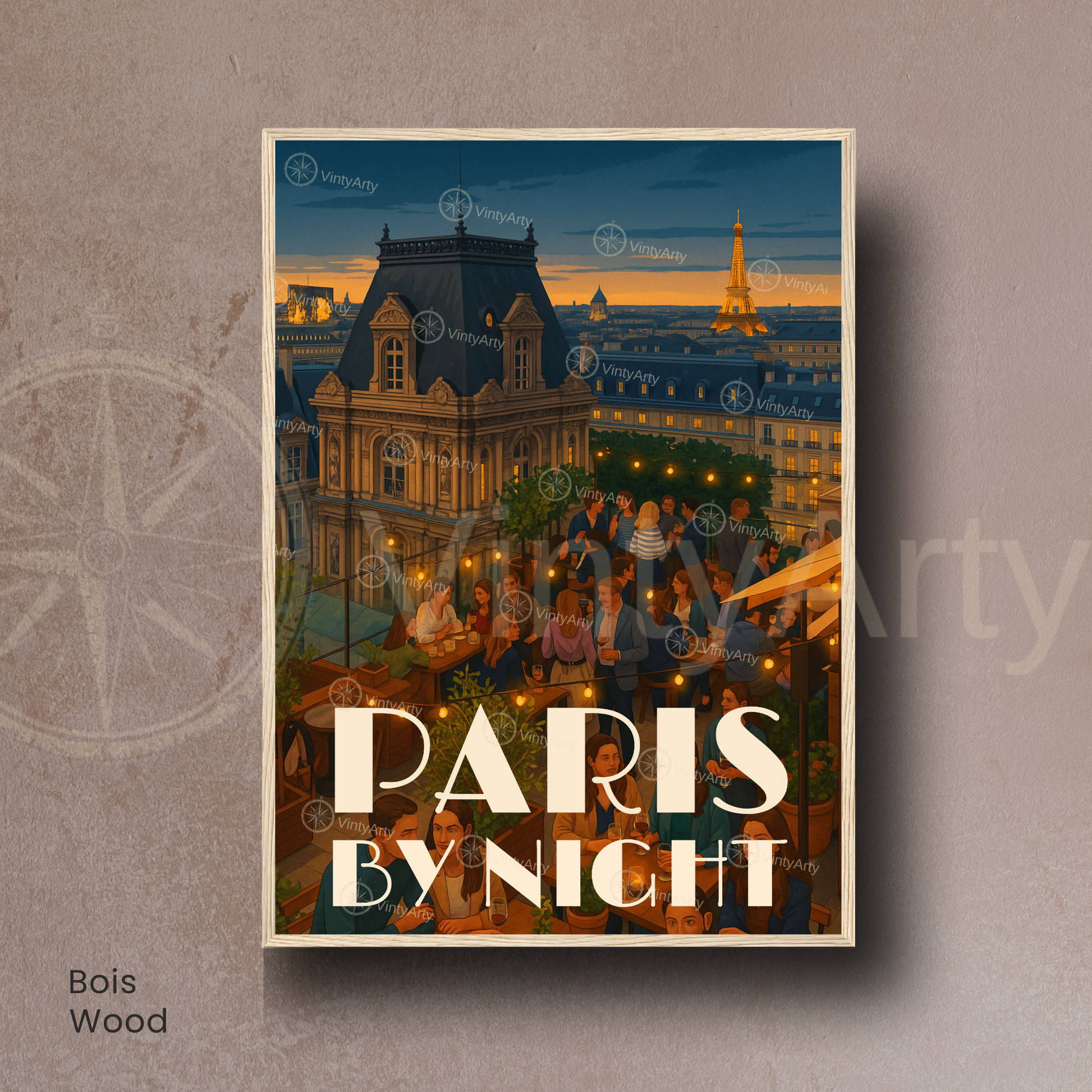 Affiche Paris | Poster déco Tour Eiffel | Affiche France